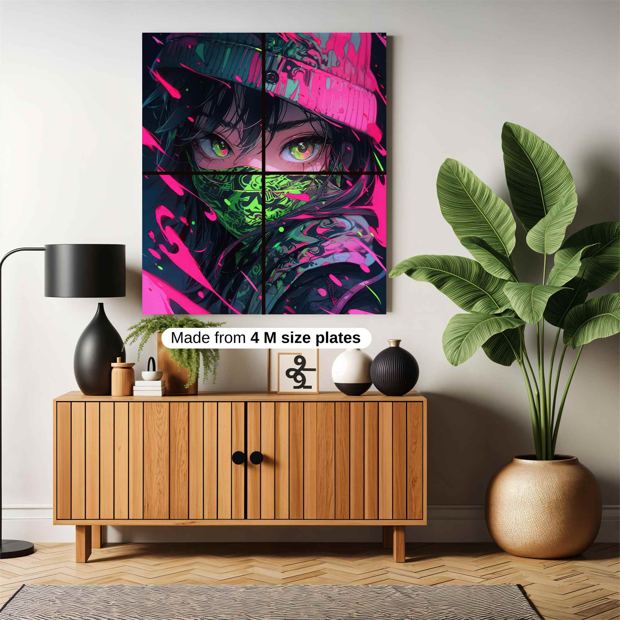 Neon Rebel Safe Wall Magnetic / M