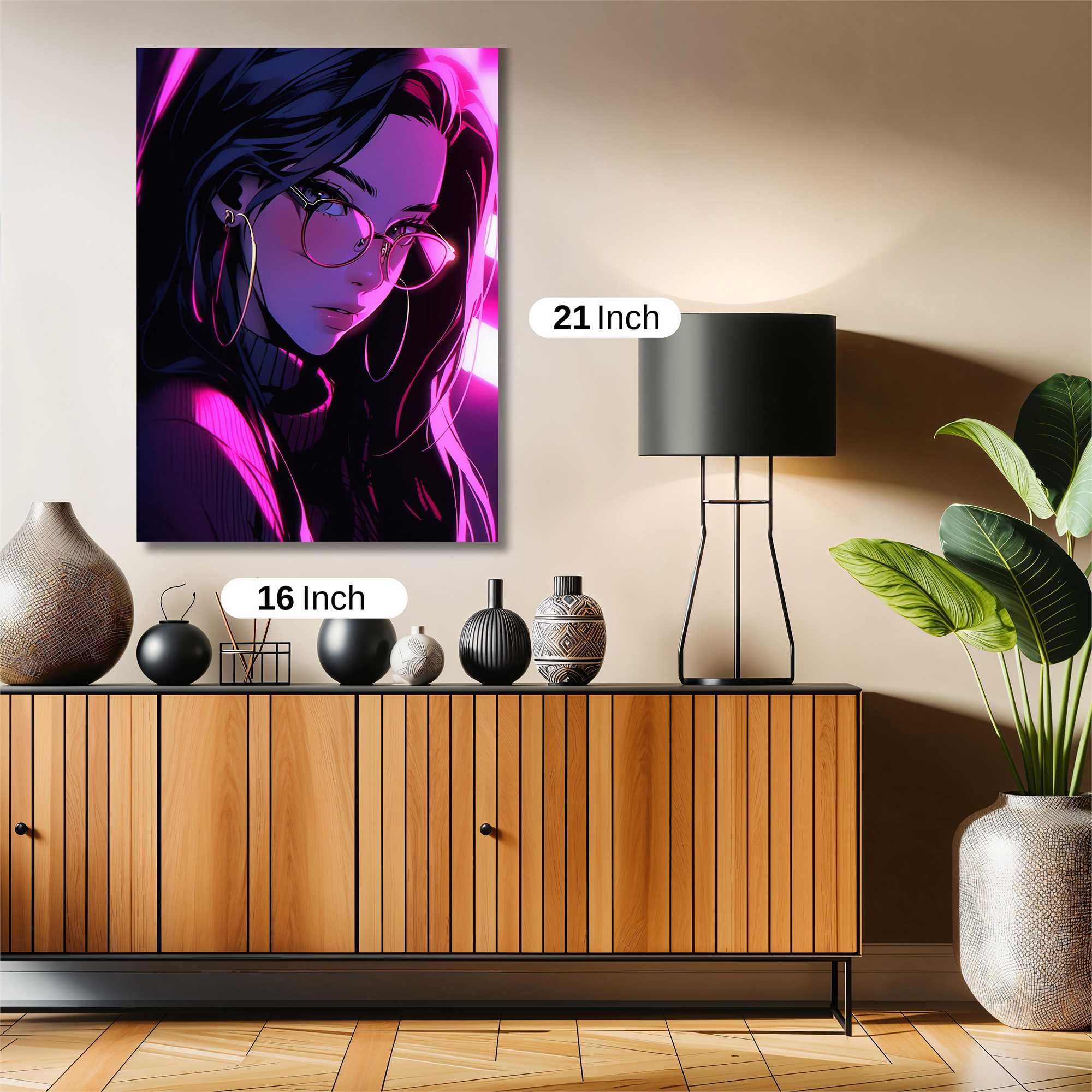 Neon Elegance Safe Wall Magnetic / M