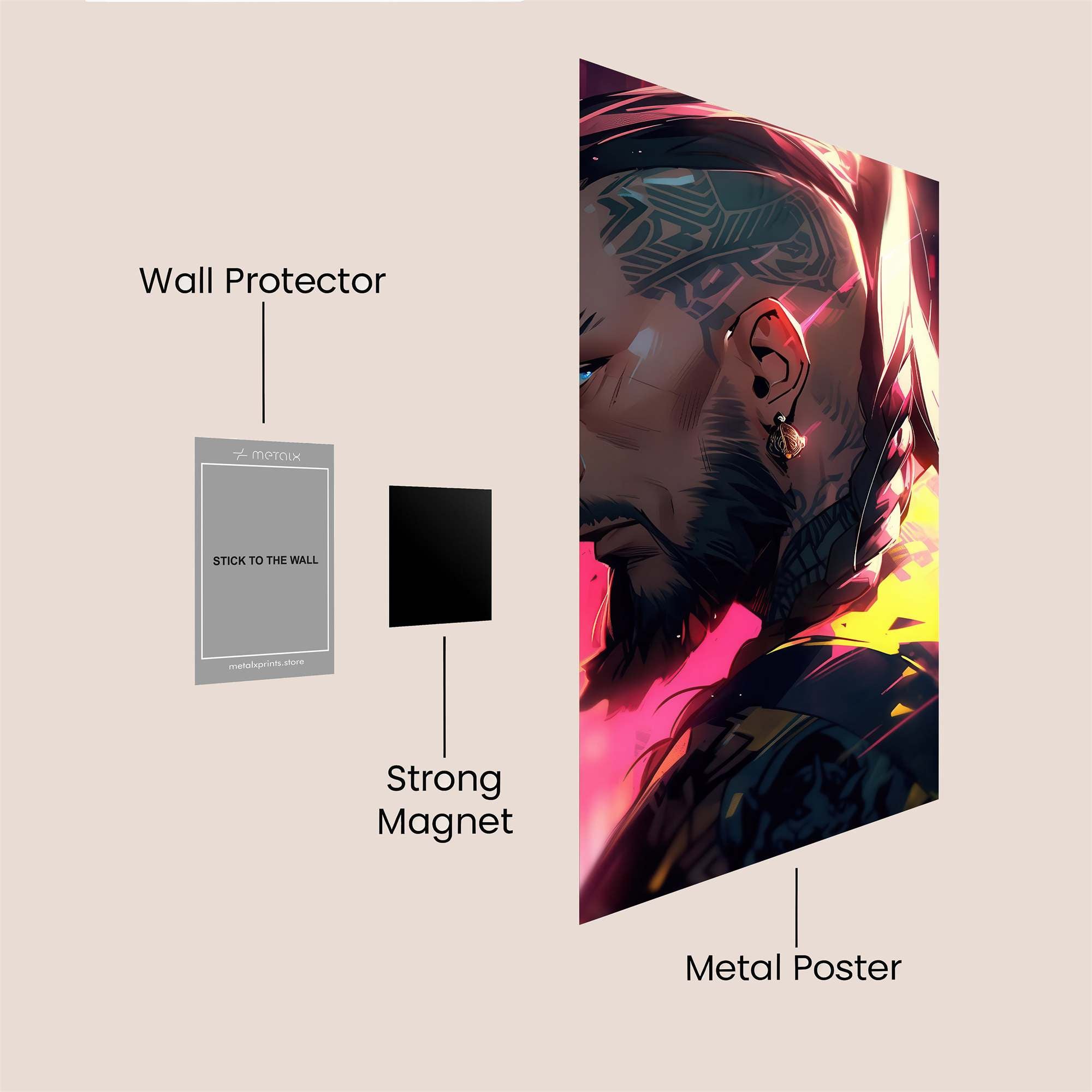 Blade Fury Safe Wall Magnetic / M