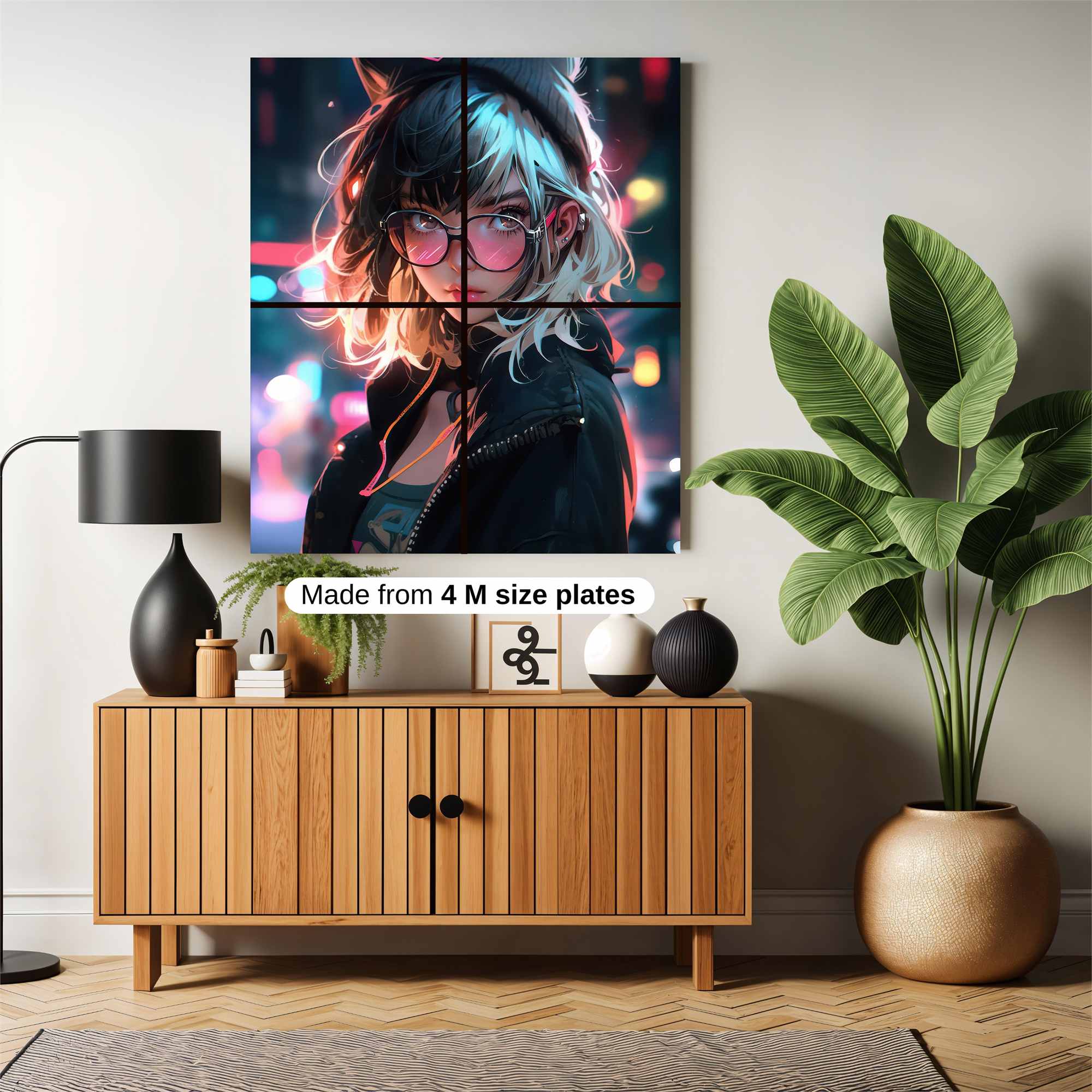 Cyberpunk Enigma Safe Wall Magnetic / M