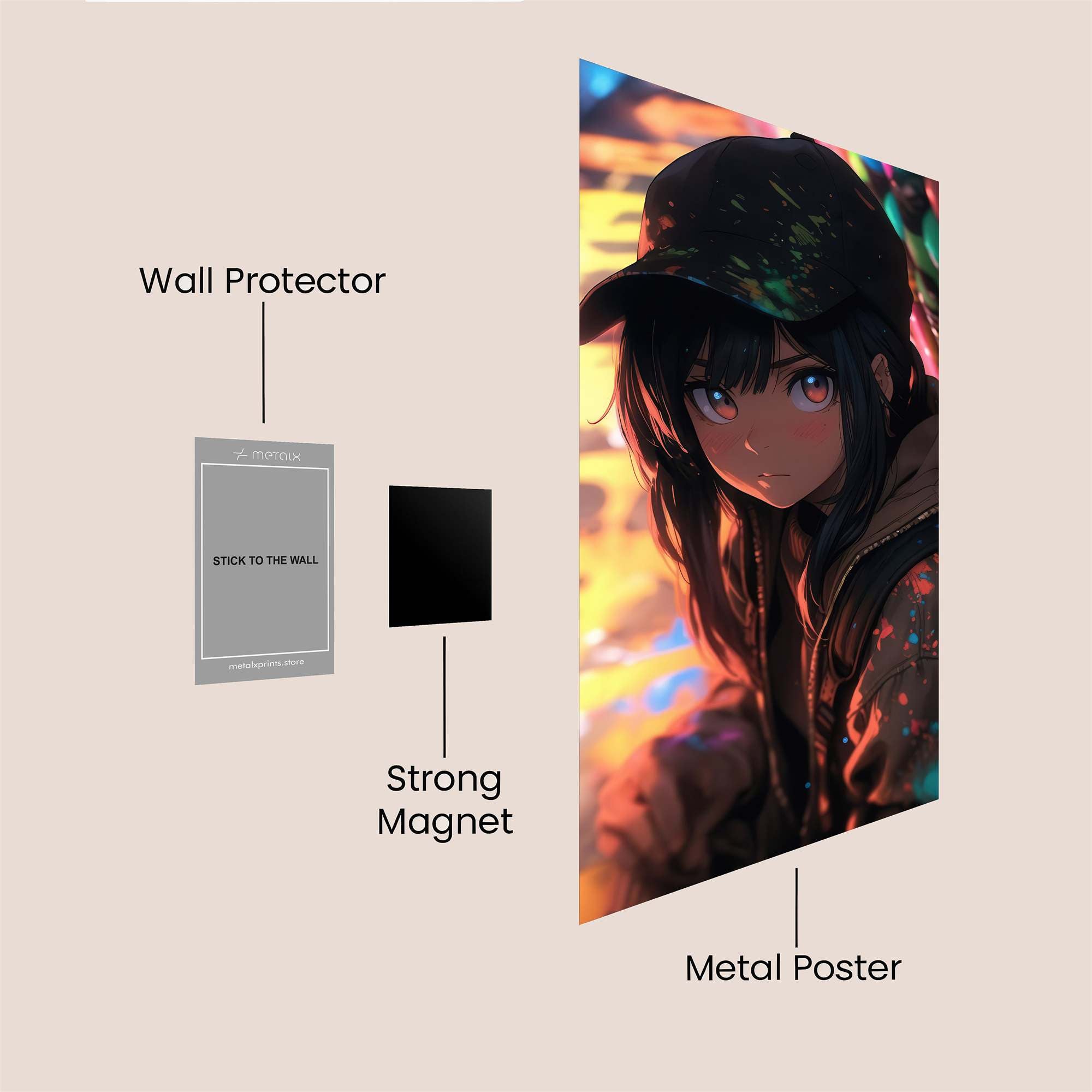 Neon Dream Safe Wall Magnetic / M