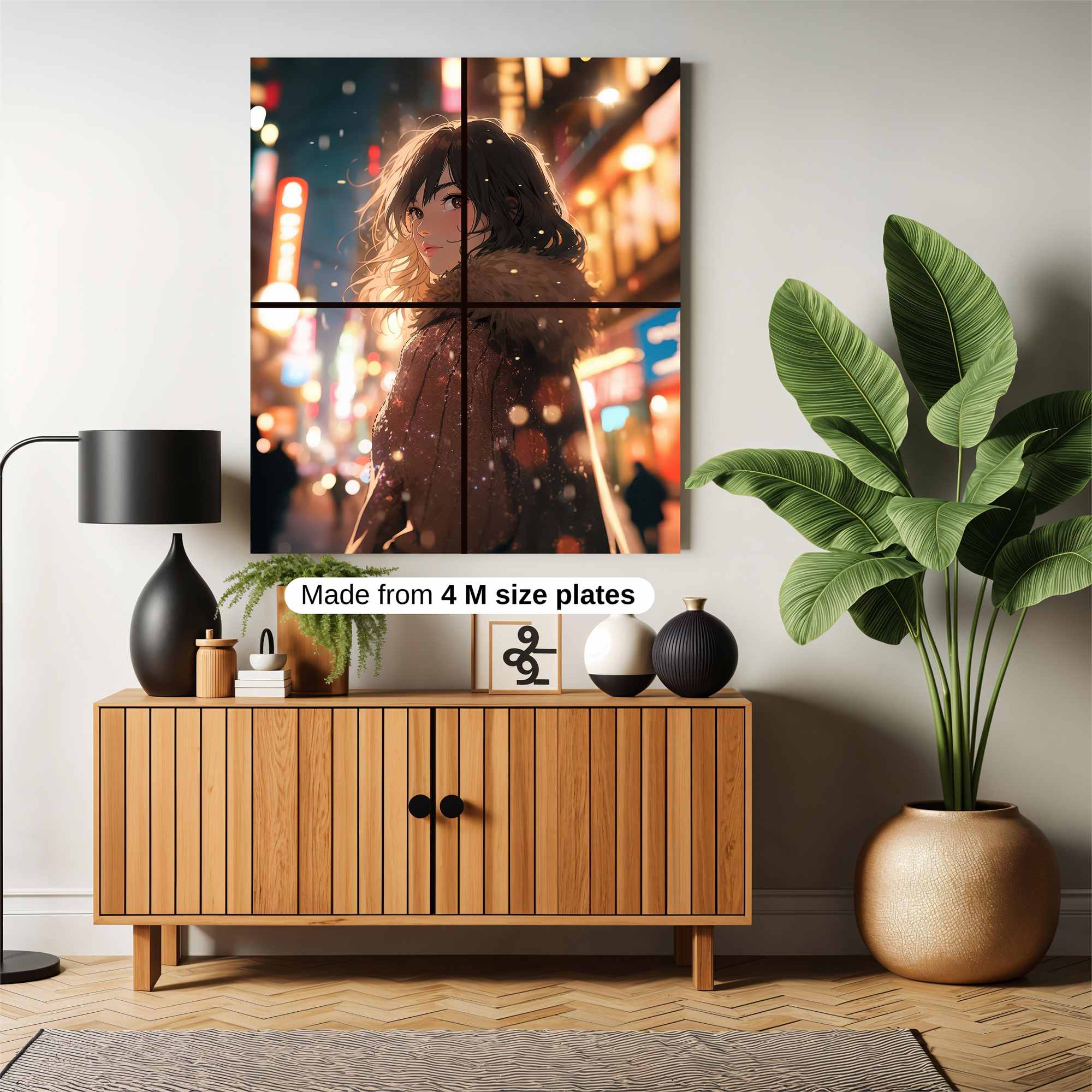 Snowy Serenity Safe Wall Magnetic / M