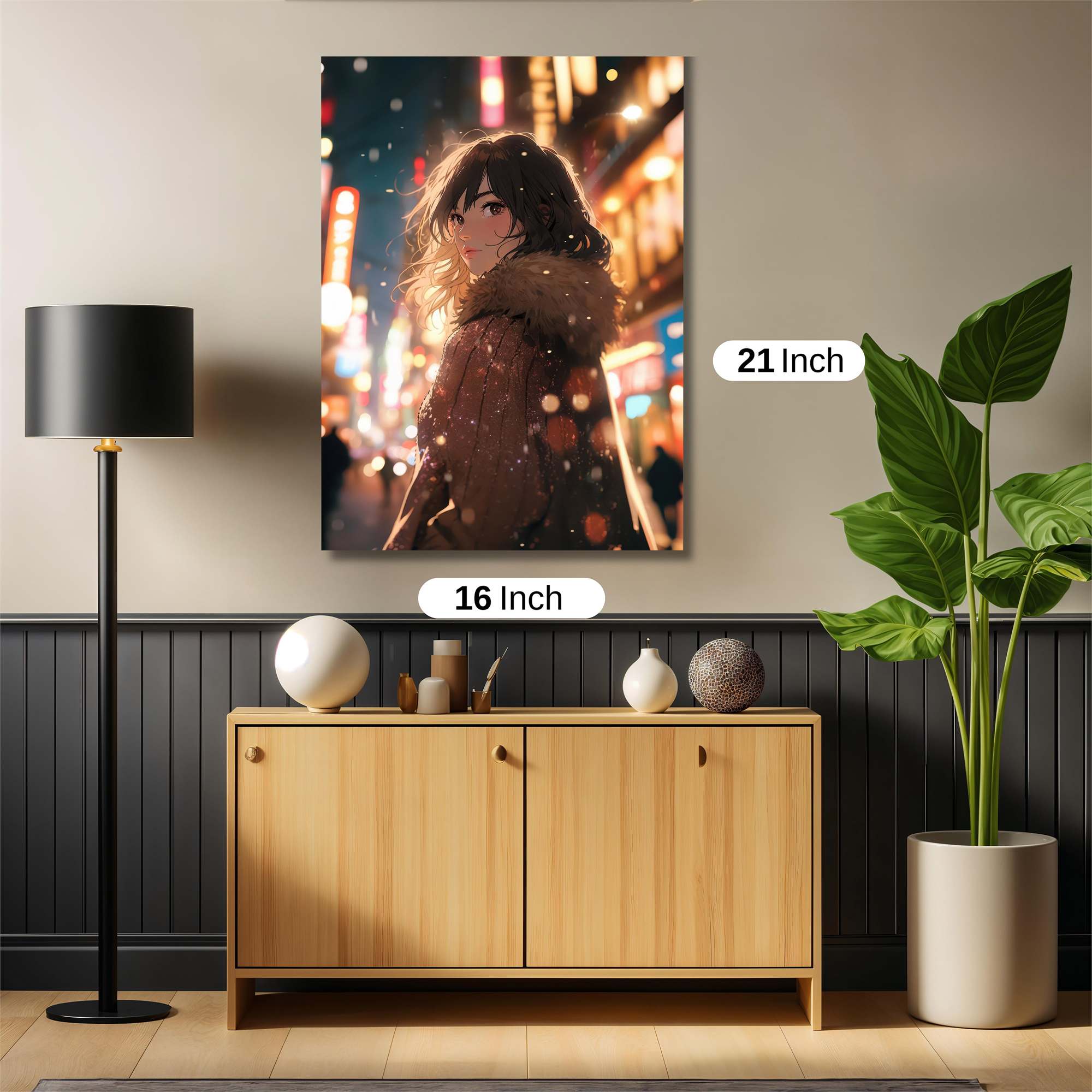 Snowy Serenity Safe Wall Magnetic / M