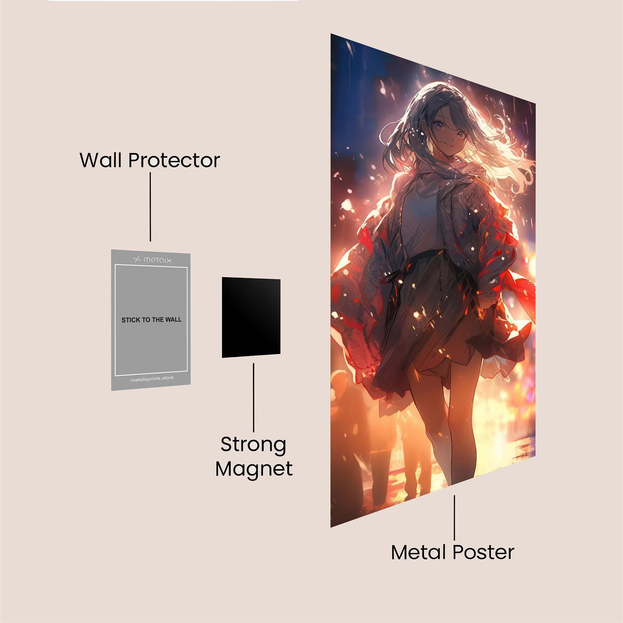 Neon Grace Safe Wall Magnetic / M