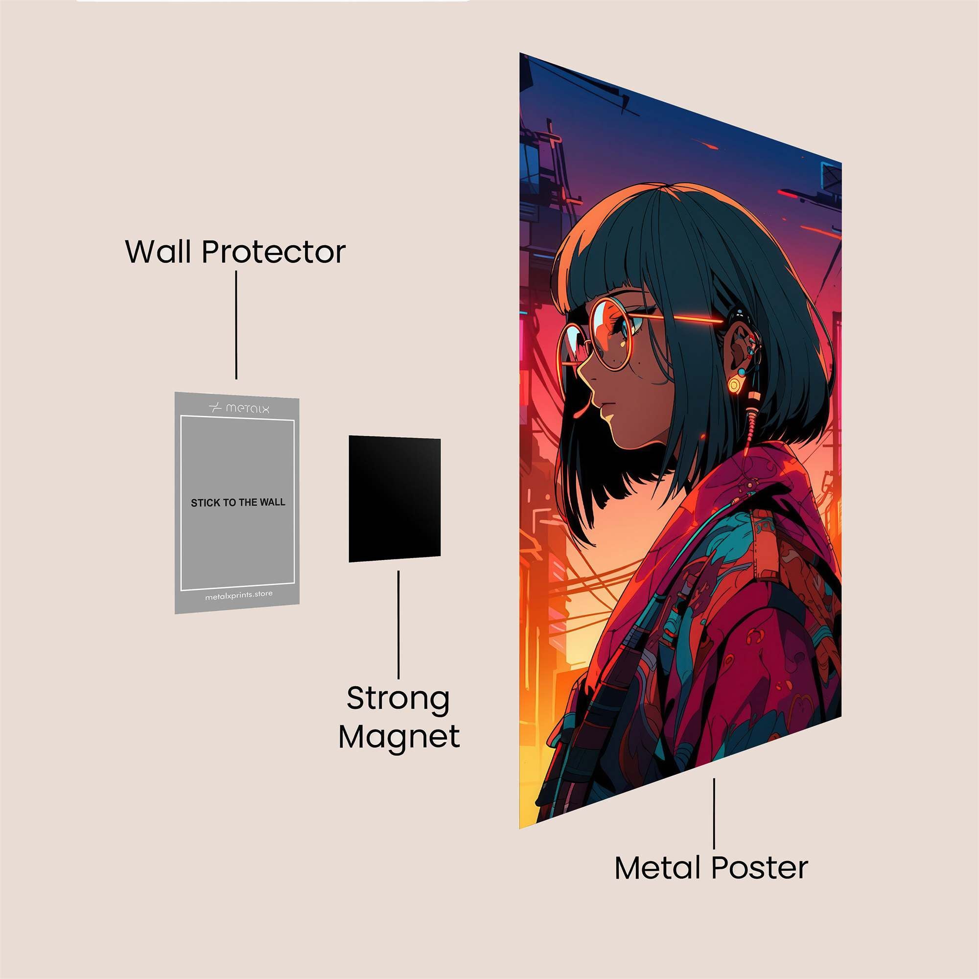 NeonDreamer Safe Wall Magnetic / M