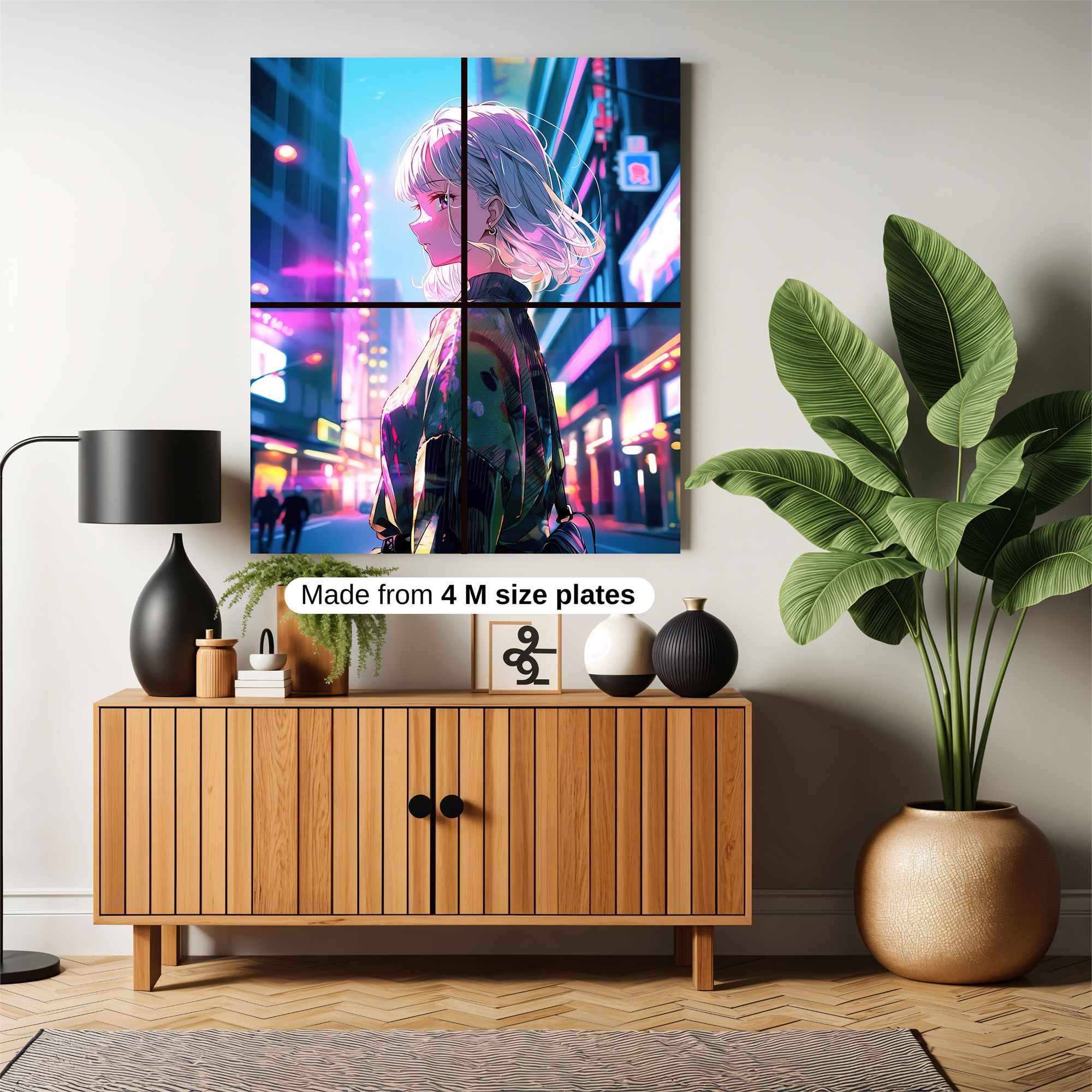 Neon Serenity Safe Wall Magnetic / M