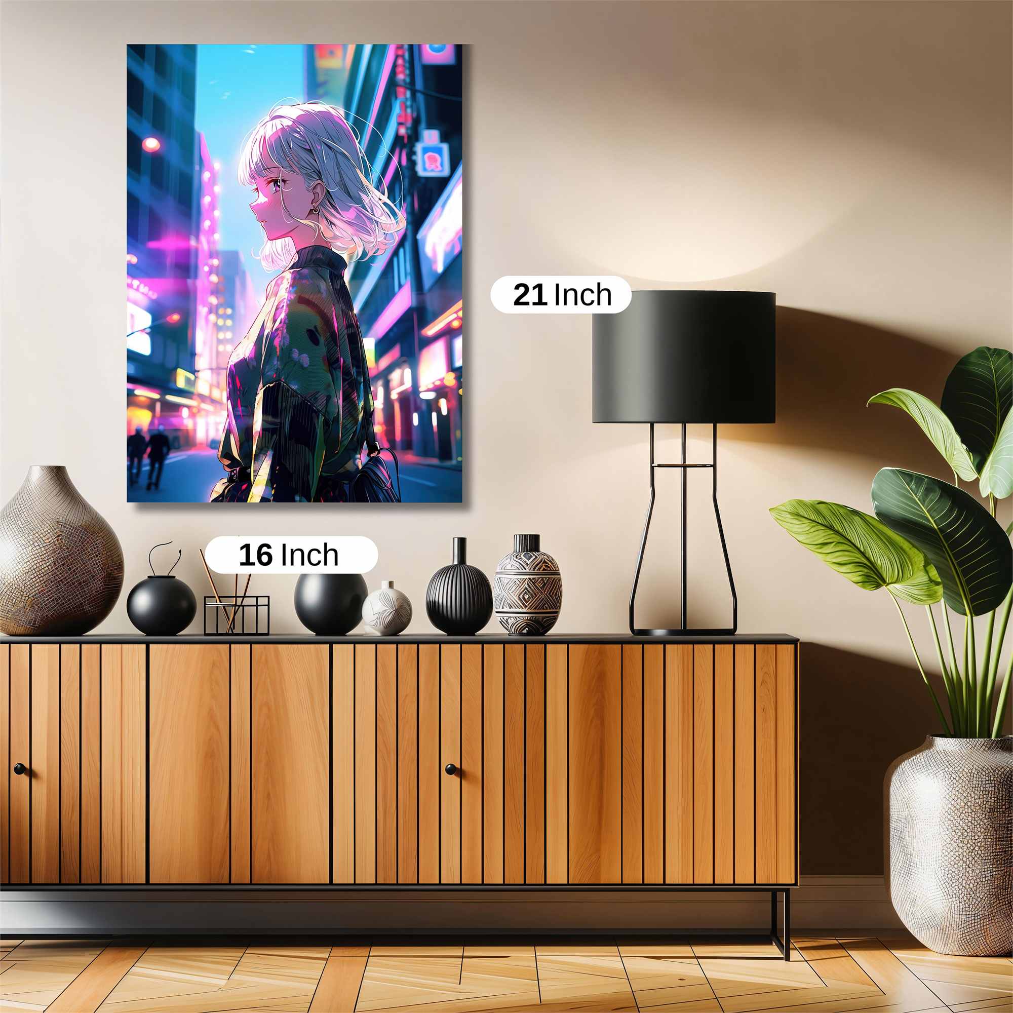 Neon Serenity Safe Wall Magnetic / M