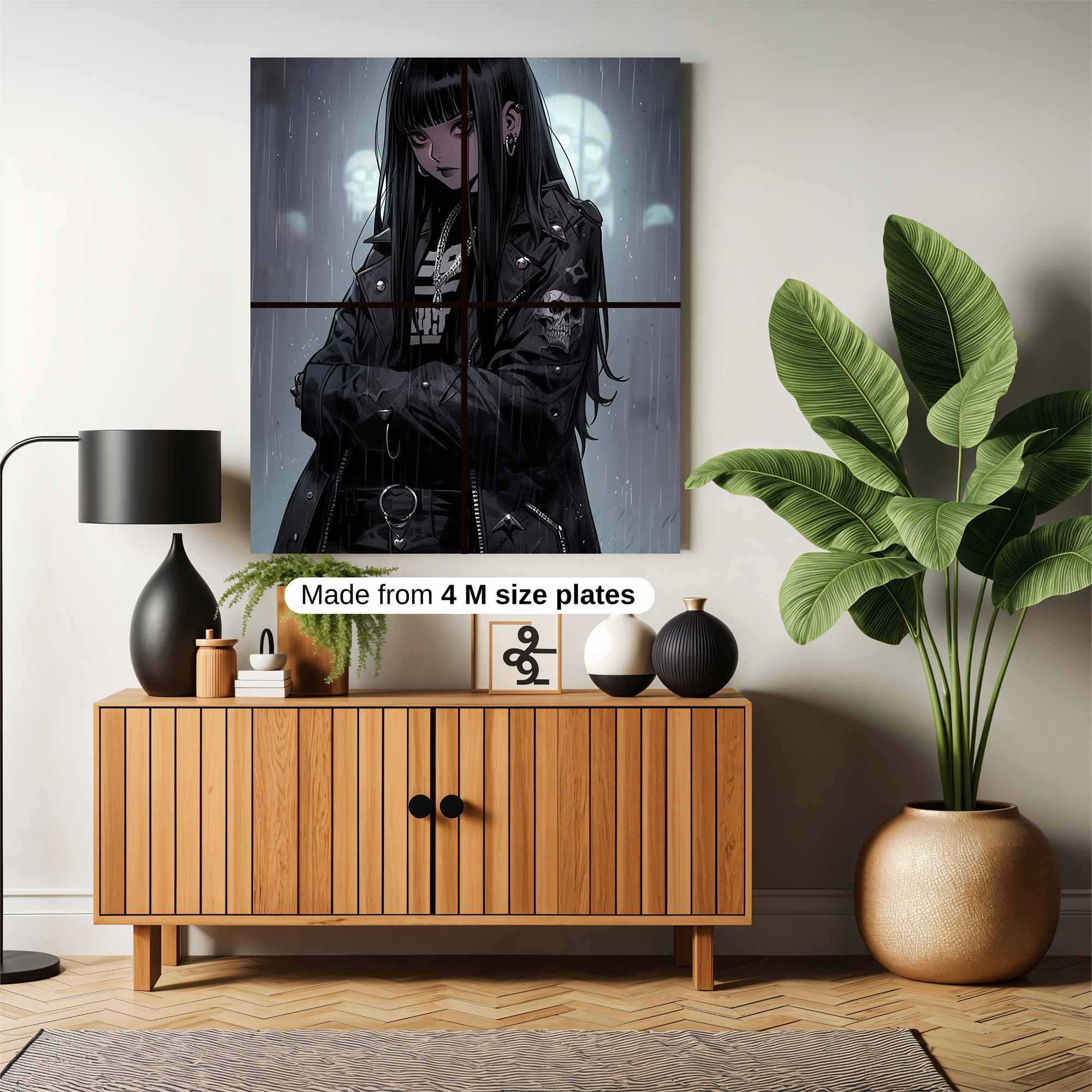 Gothic Rebel Safe Wall Magnetic / M