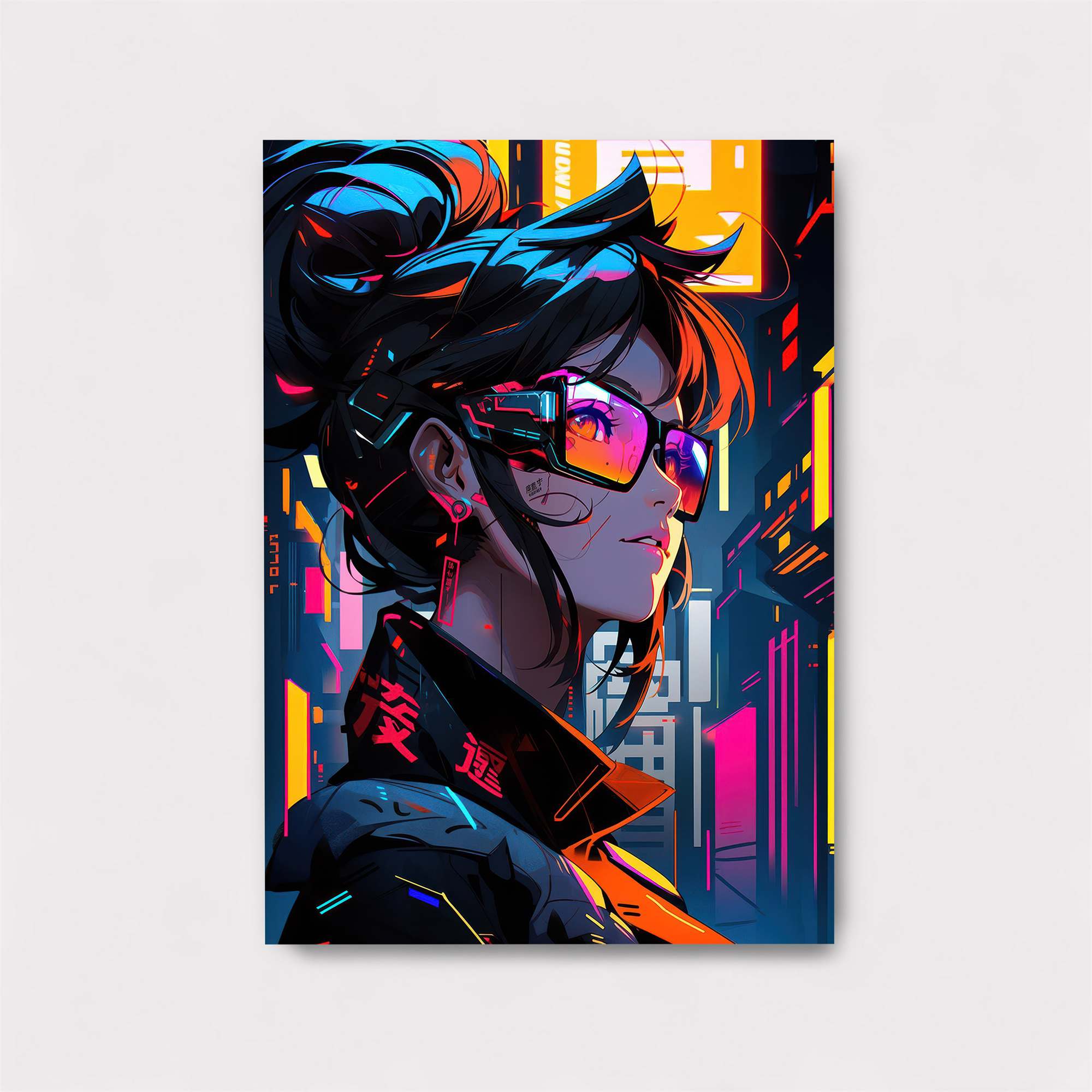 Cyberpunk Elegance Safe Wall Magnetic / M