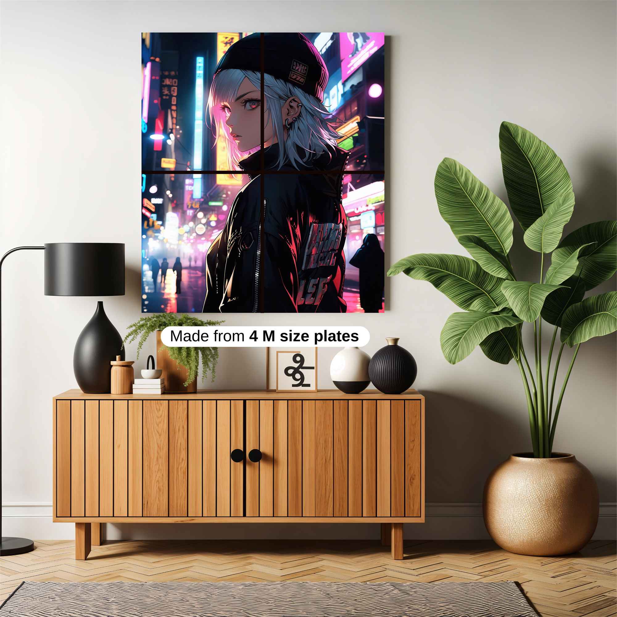 Cyberpunk Reverie Safe Wall Magnetic / M