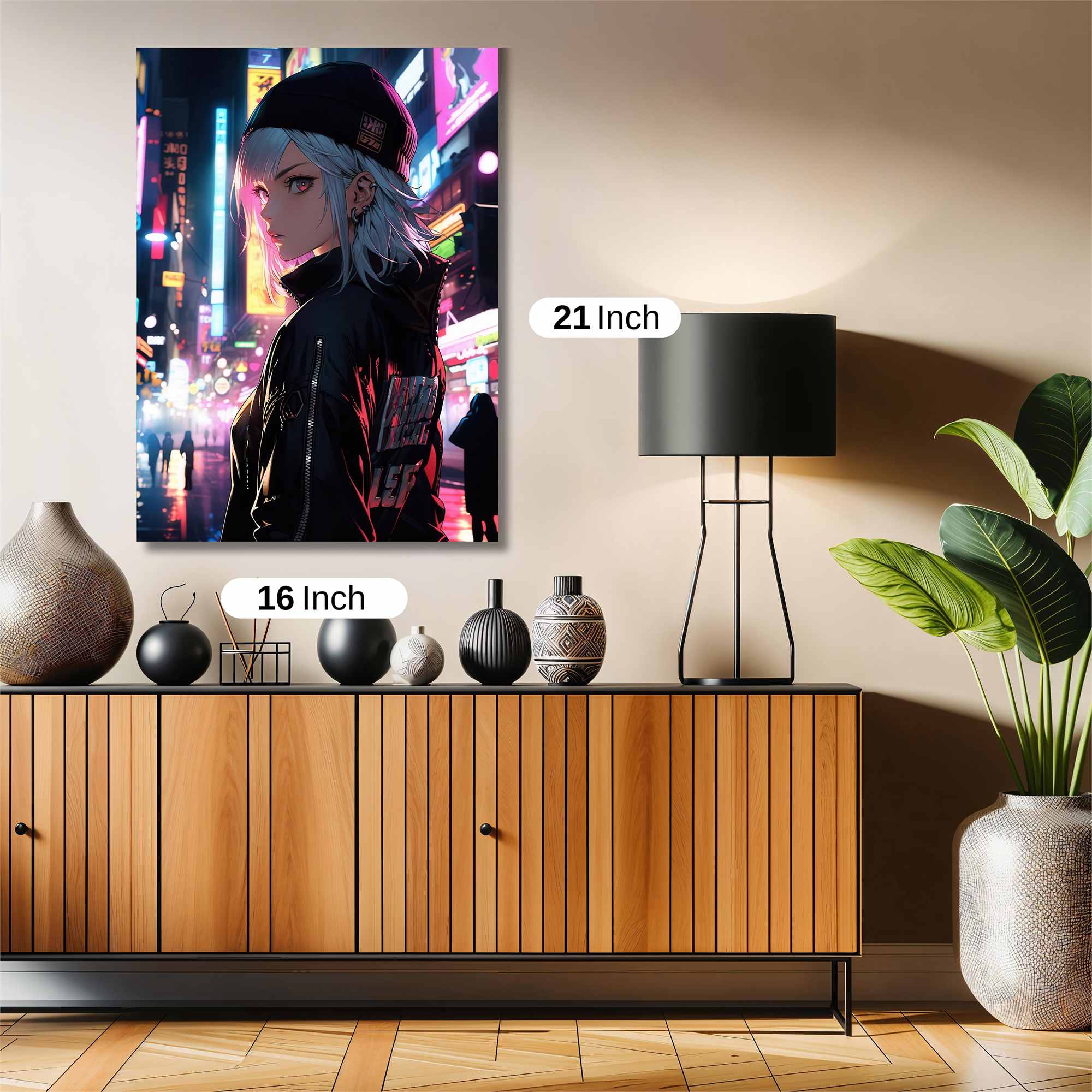 Cyberpunk Reverie Safe Wall Magnetic / M