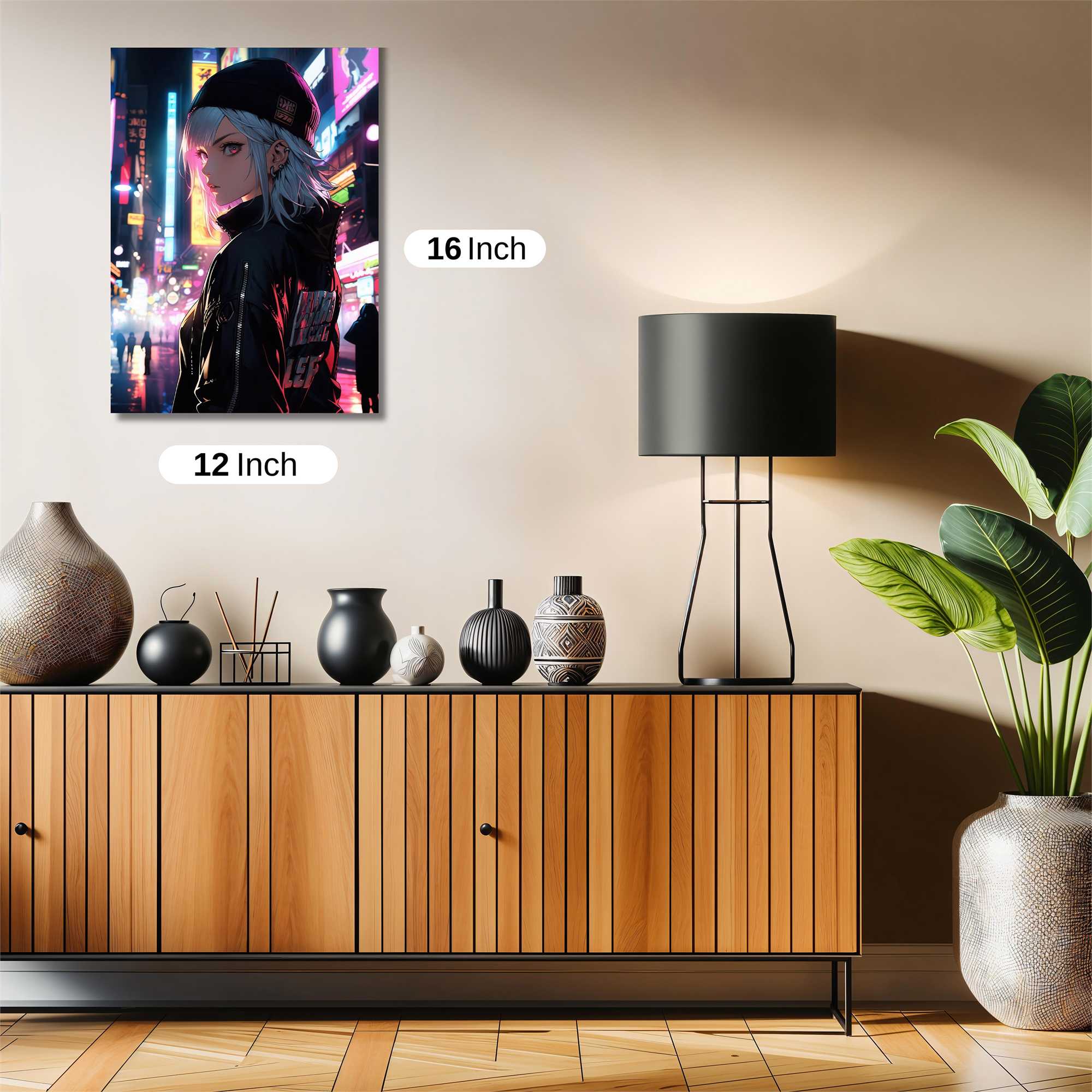 Cyberpunk Reverie Safe Wall Magnetic / M