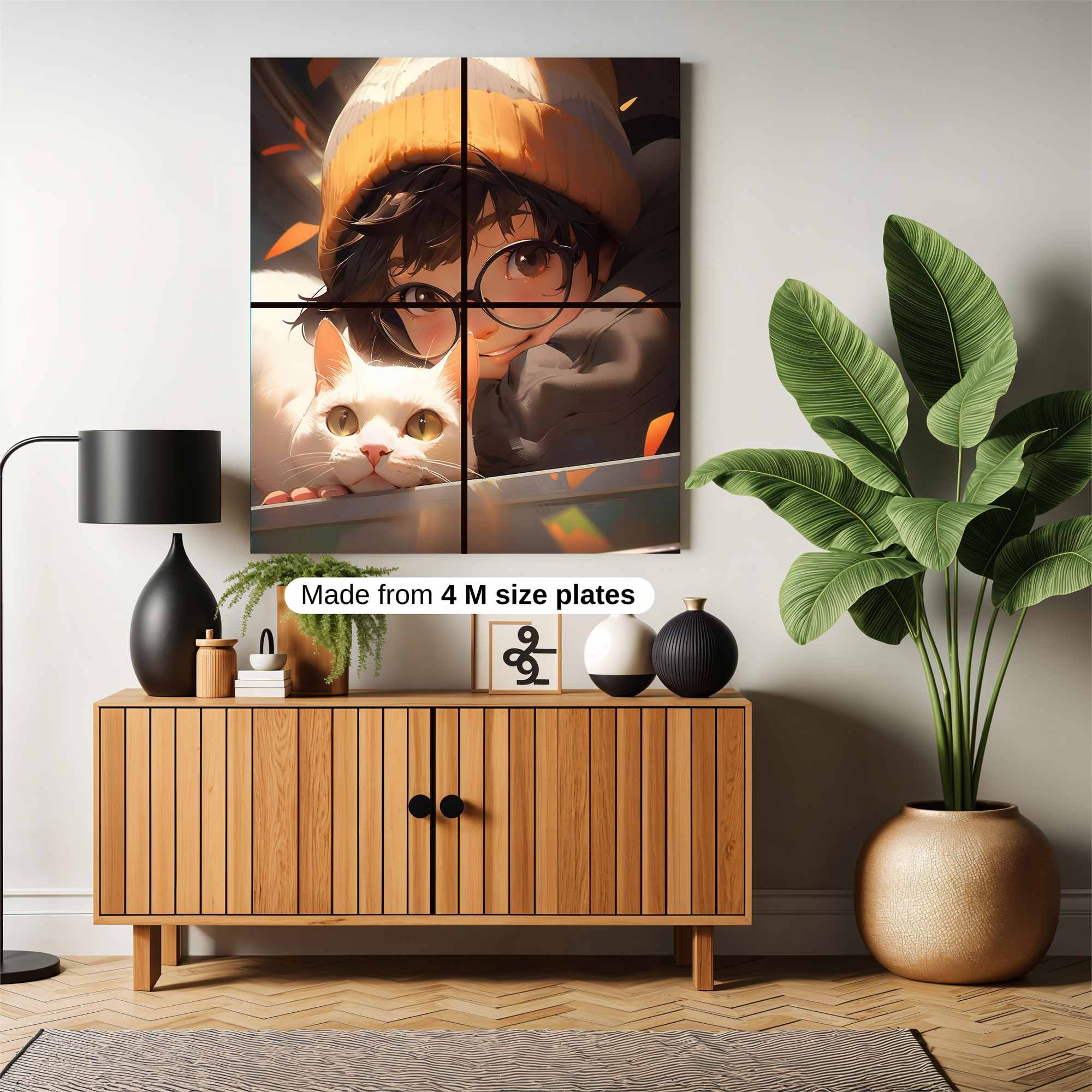 Cat Cozy Safe Wall Magnetic / M