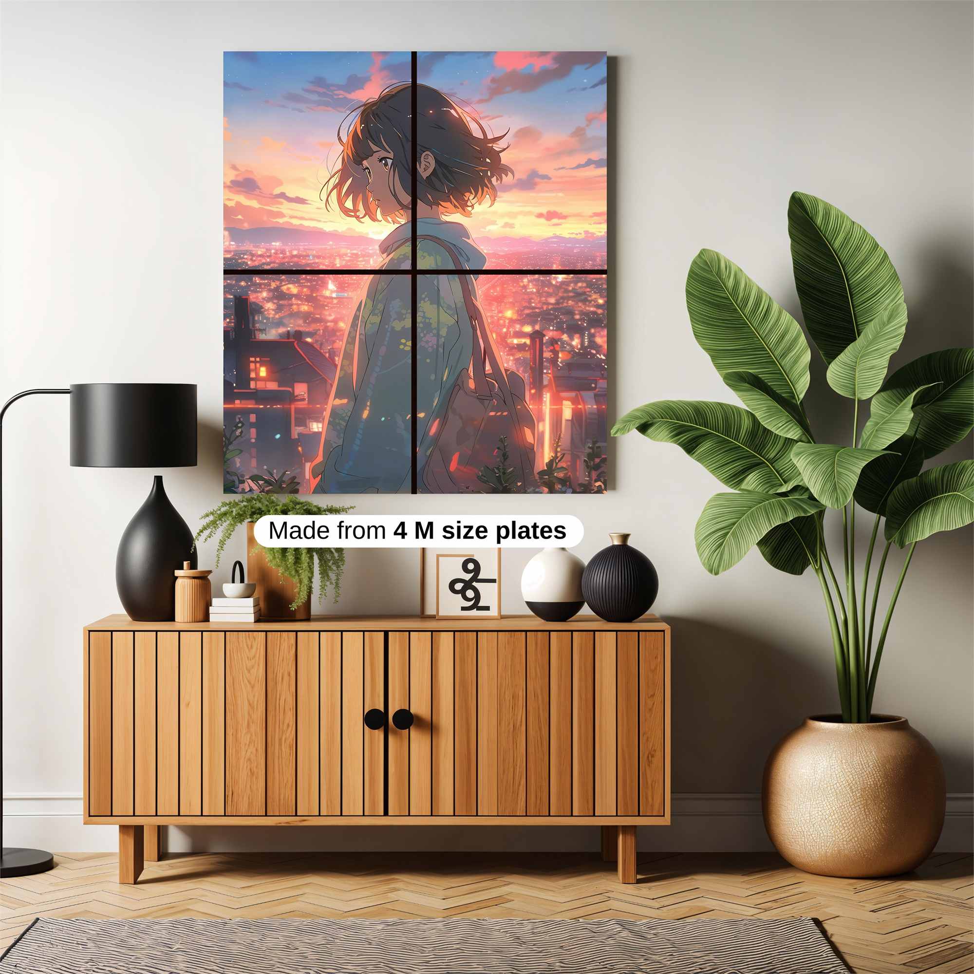 Sunset Solitude Safe Wall Magnetic / M