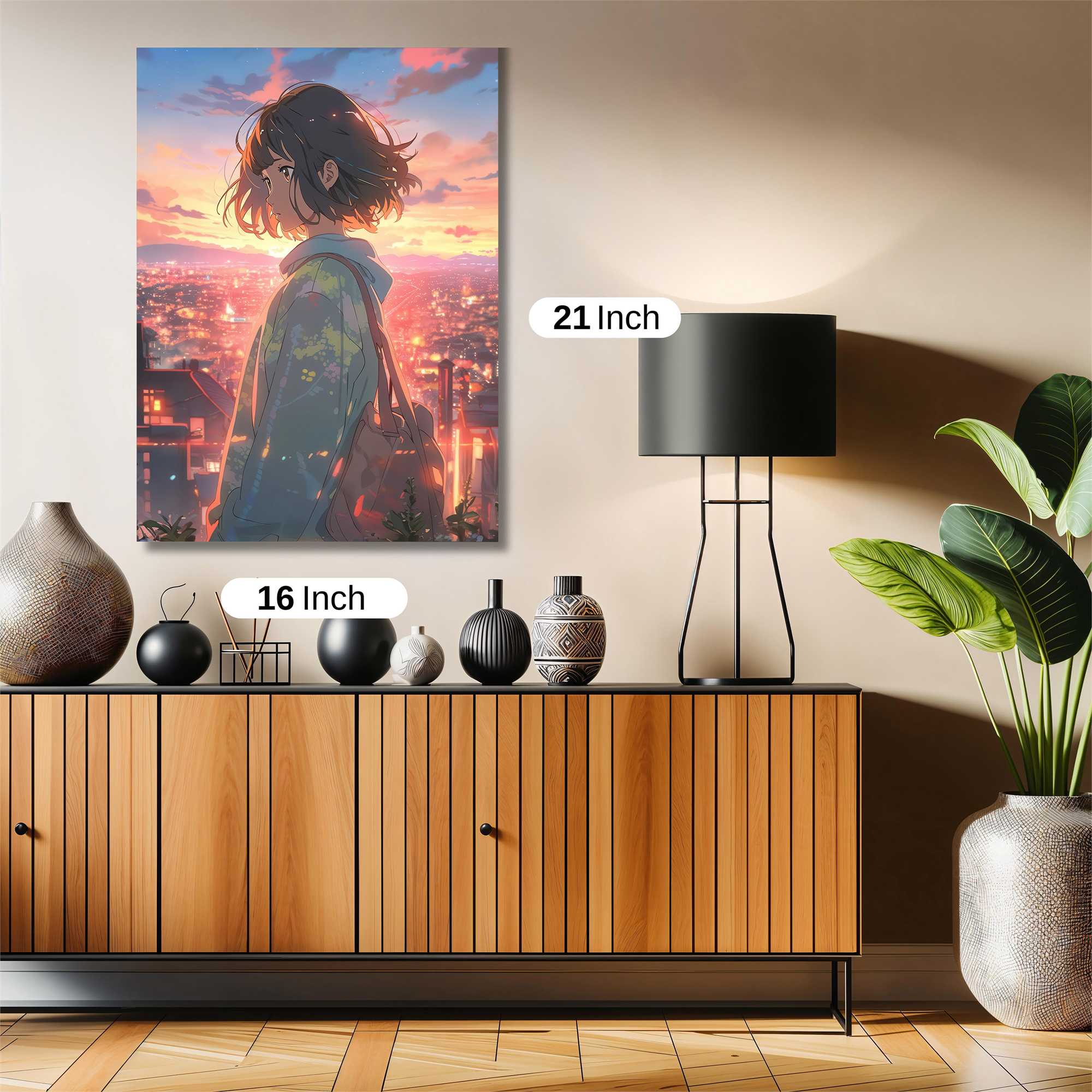 Sunset Solitude Safe Wall Magnetic / M