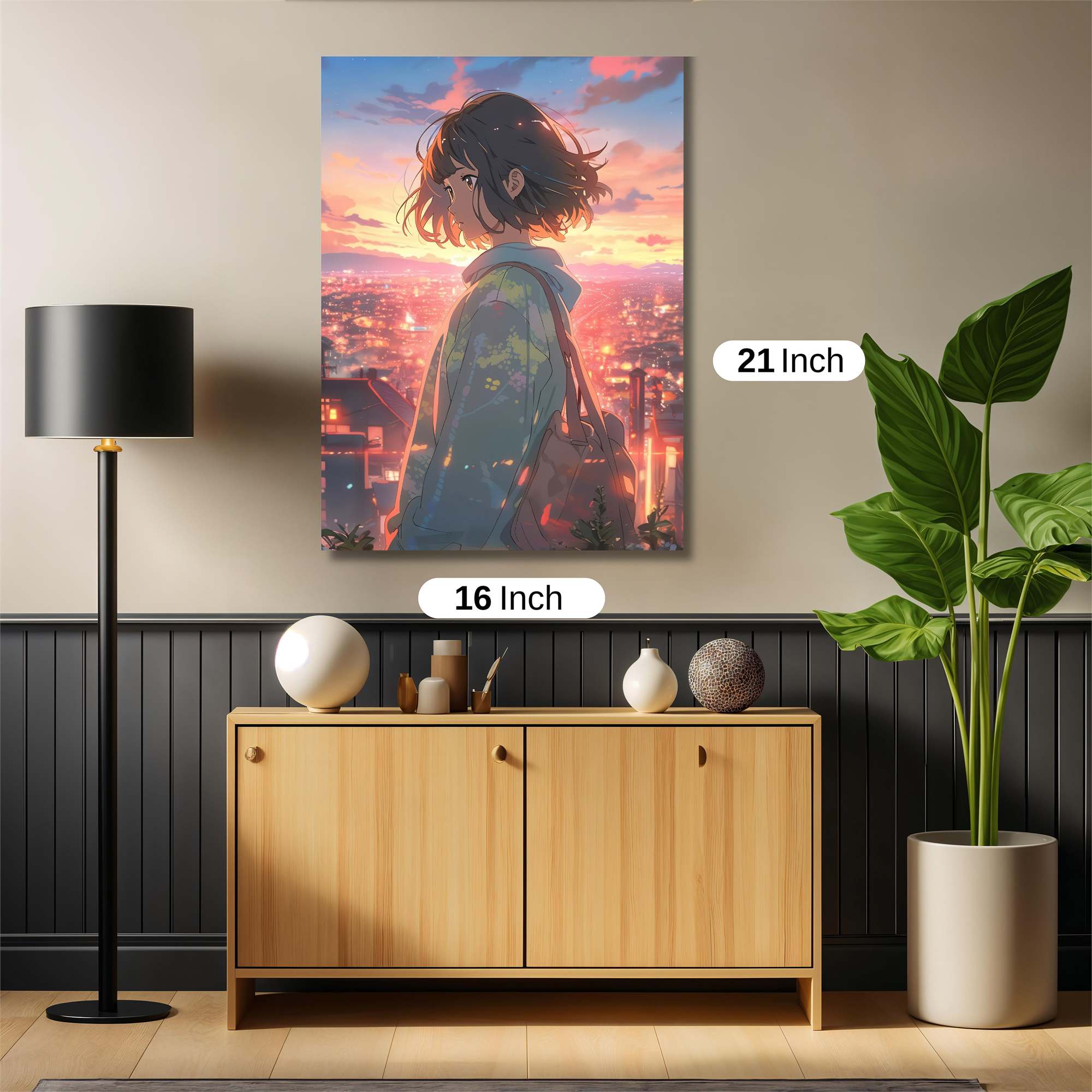 Sunset Solitude Safe Wall Magnetic / M