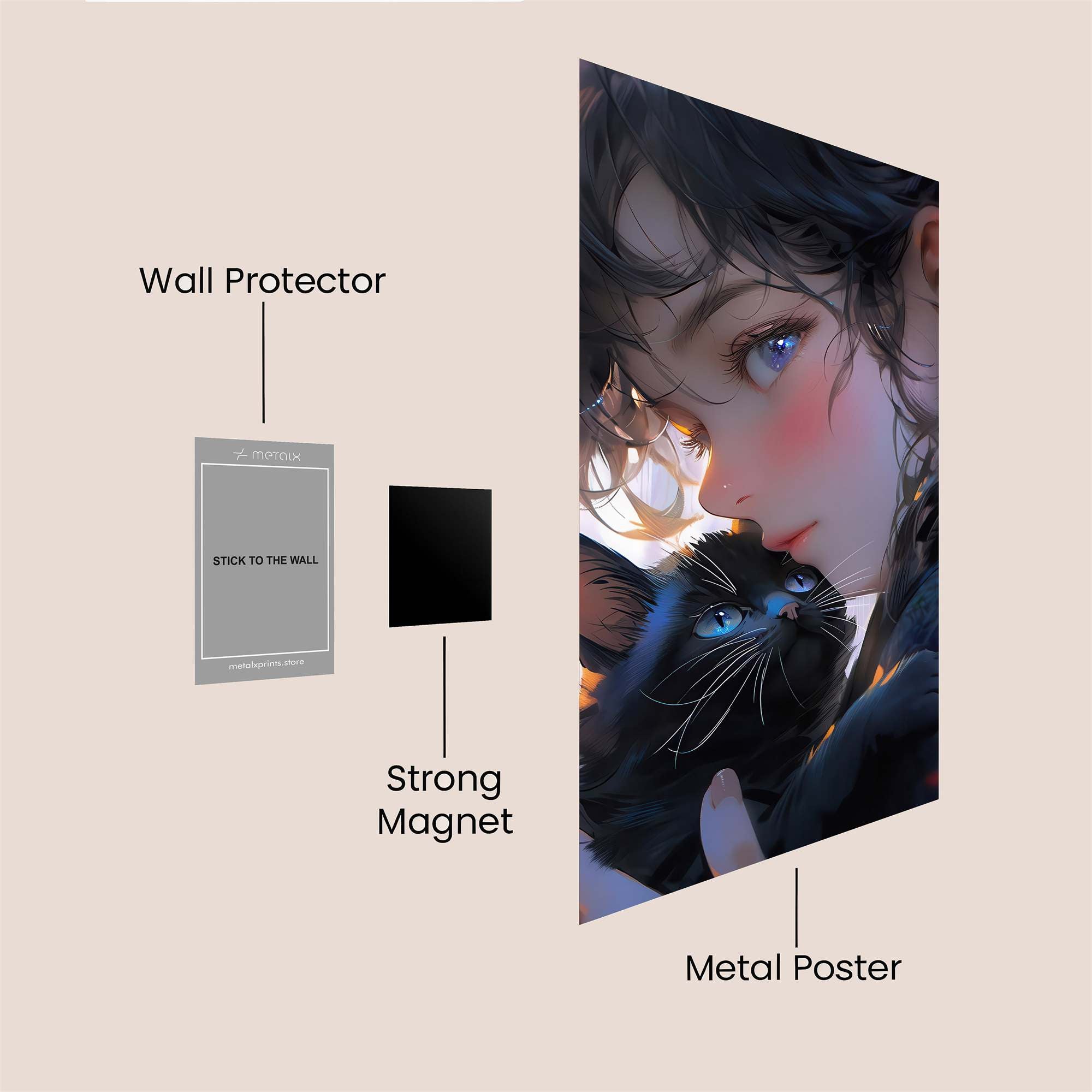 Luna's Serenity Safe Wall Magnetic / M