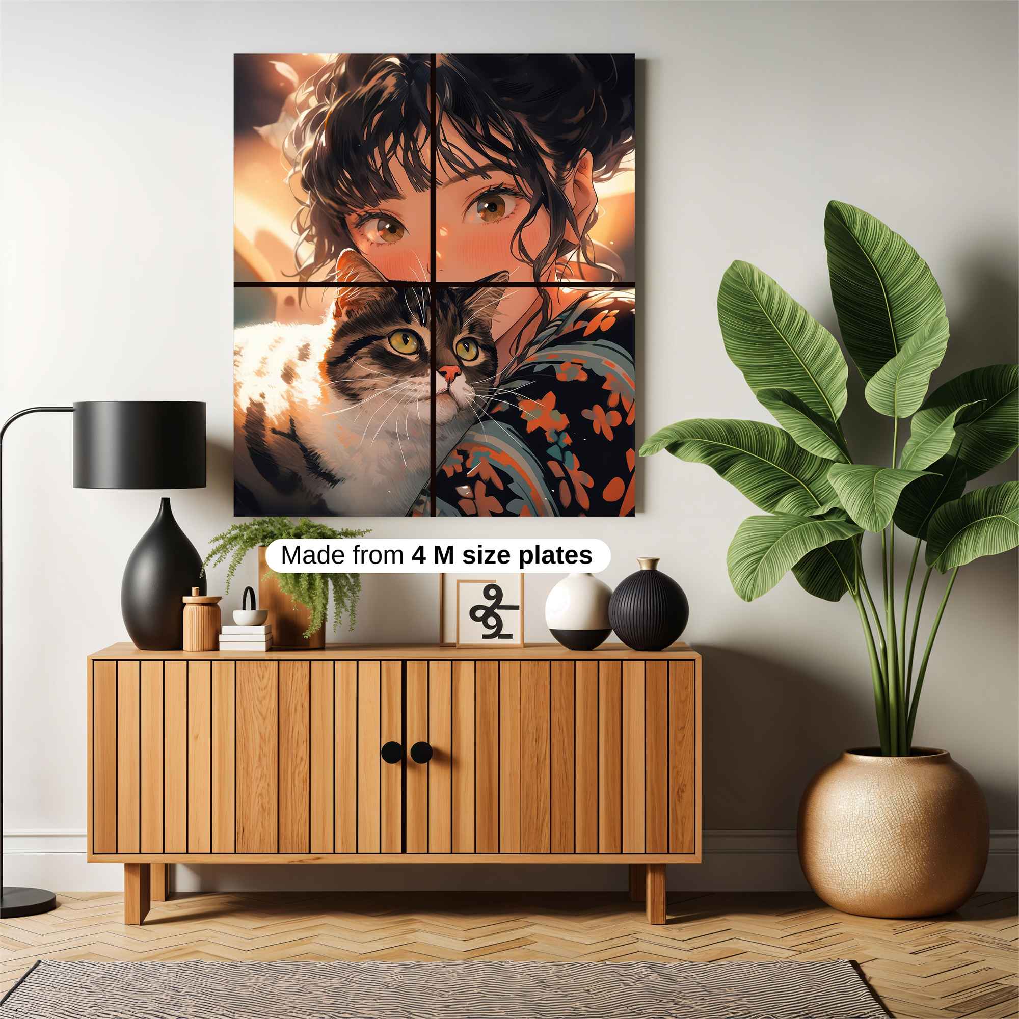 Cat Serenity Safe Wall Magnetic / M