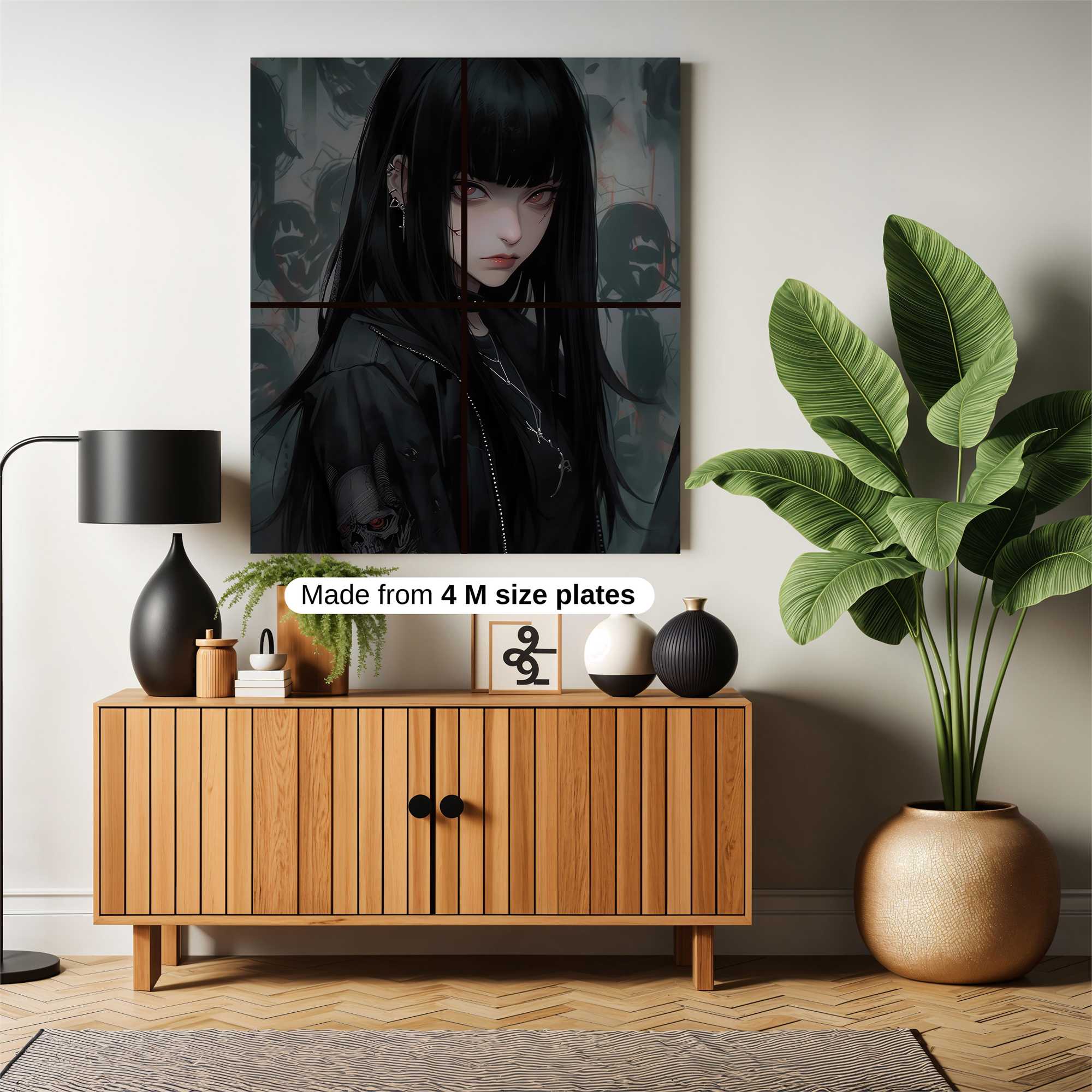 Raven Melancholy Safe Wall Magnetic / M