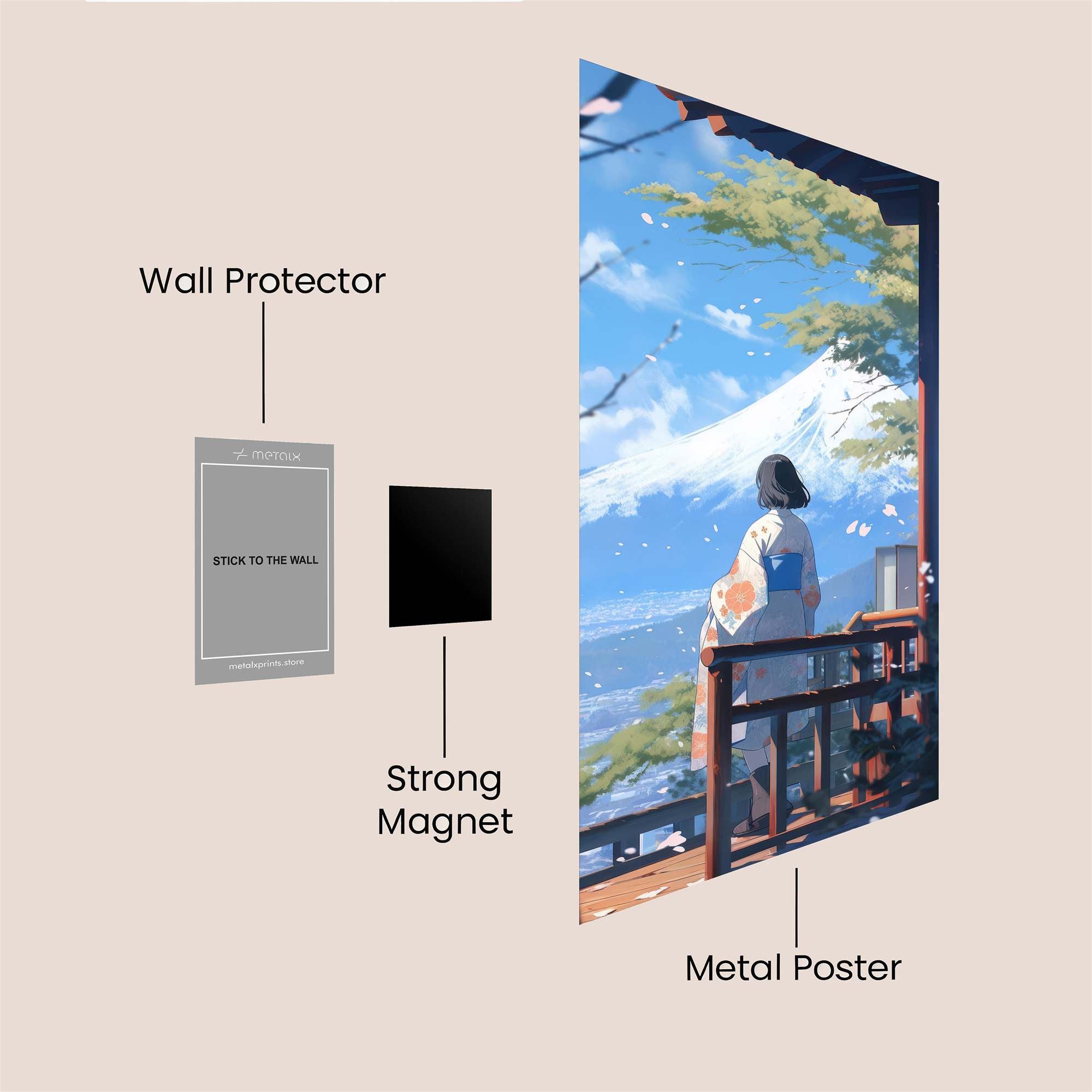 Fuji Serenity Safe Wall Magnetic / M