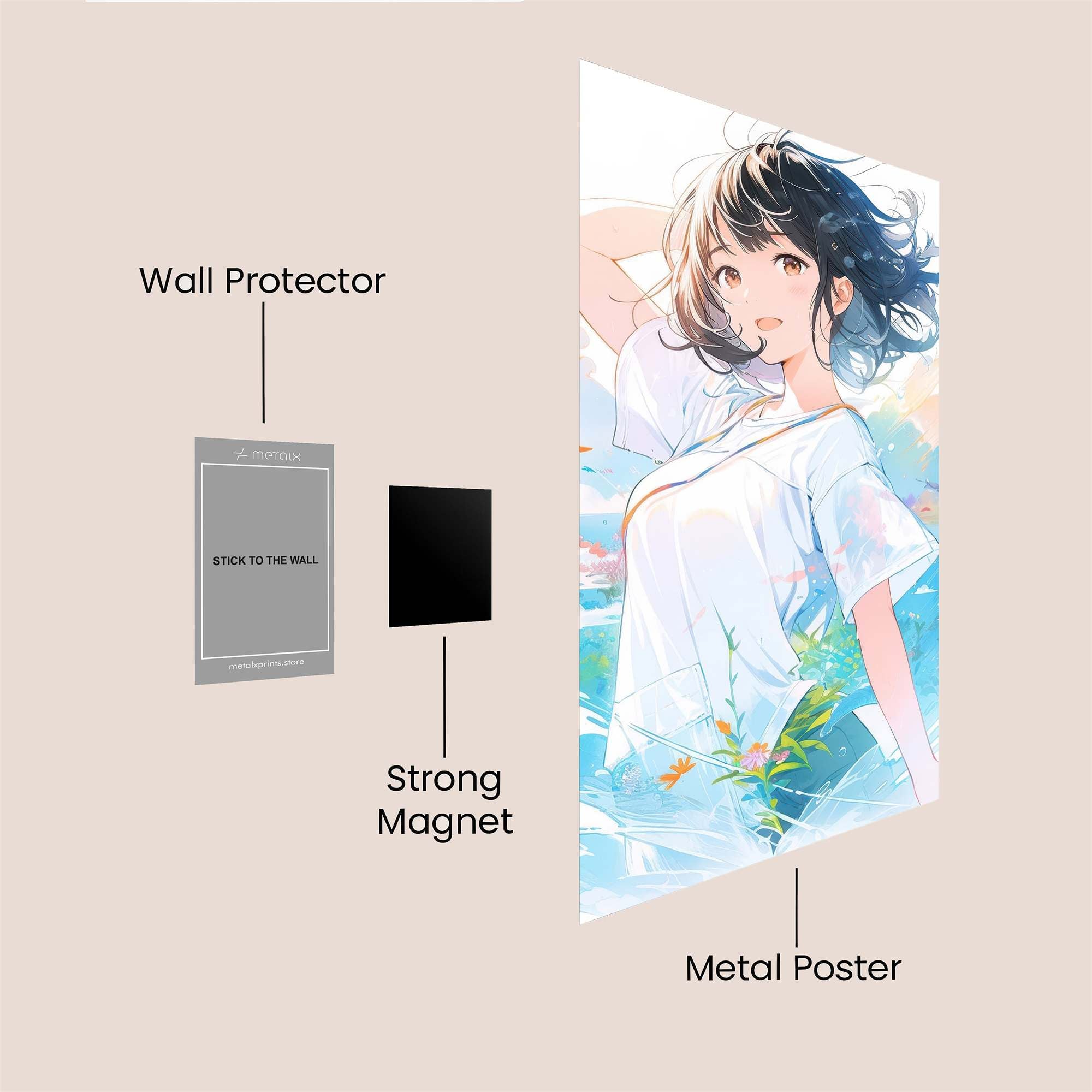 Miyako Dream Safe Wall Magnetic / M