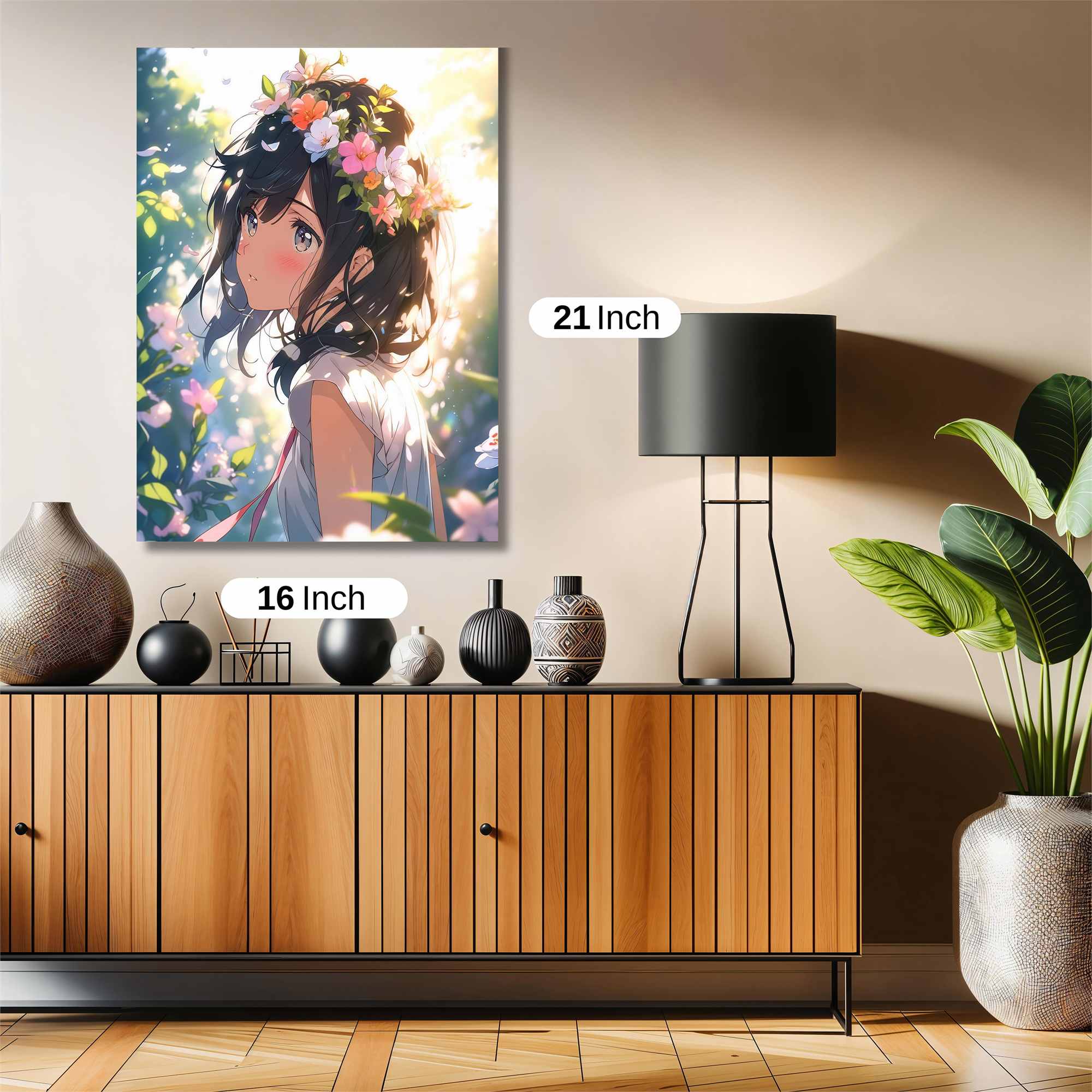 Floral Serenity Safe Wall Magnetic / M