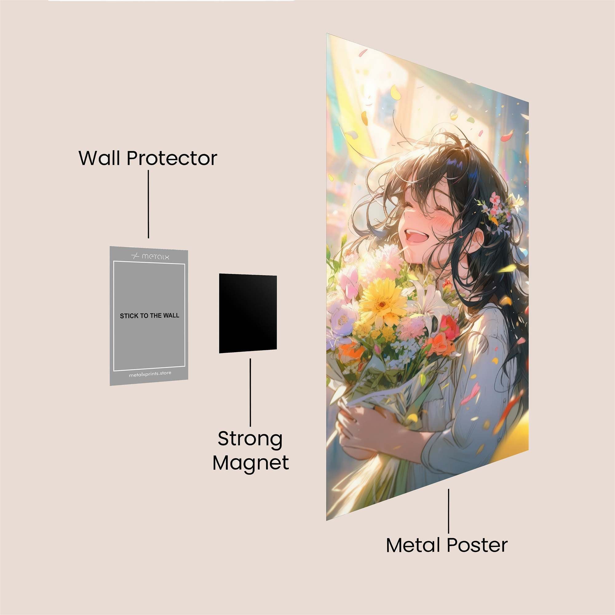 BlossomJoy Safe Wall Magnetic / M