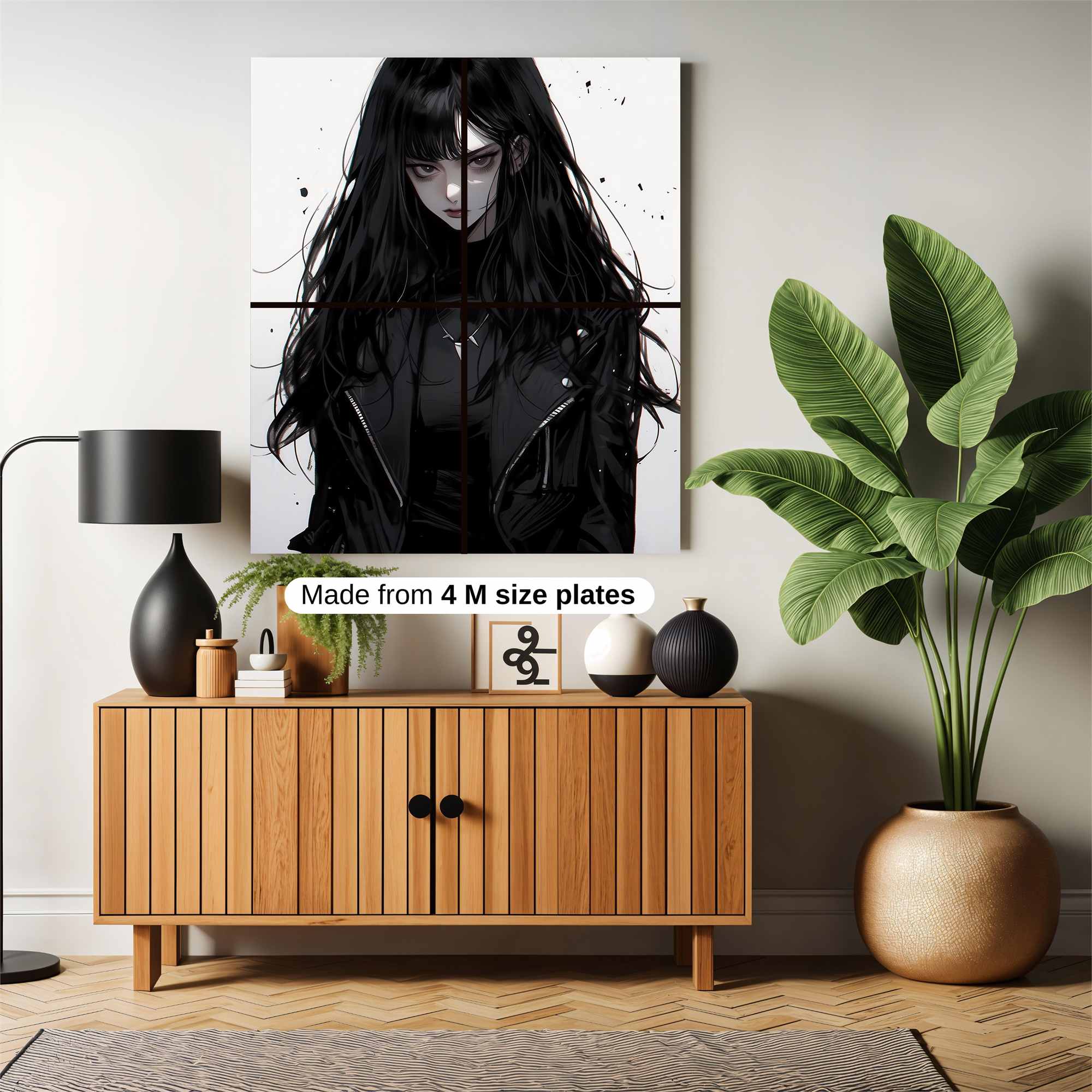 Raven Melancholy Safe Wall Magnetic / M