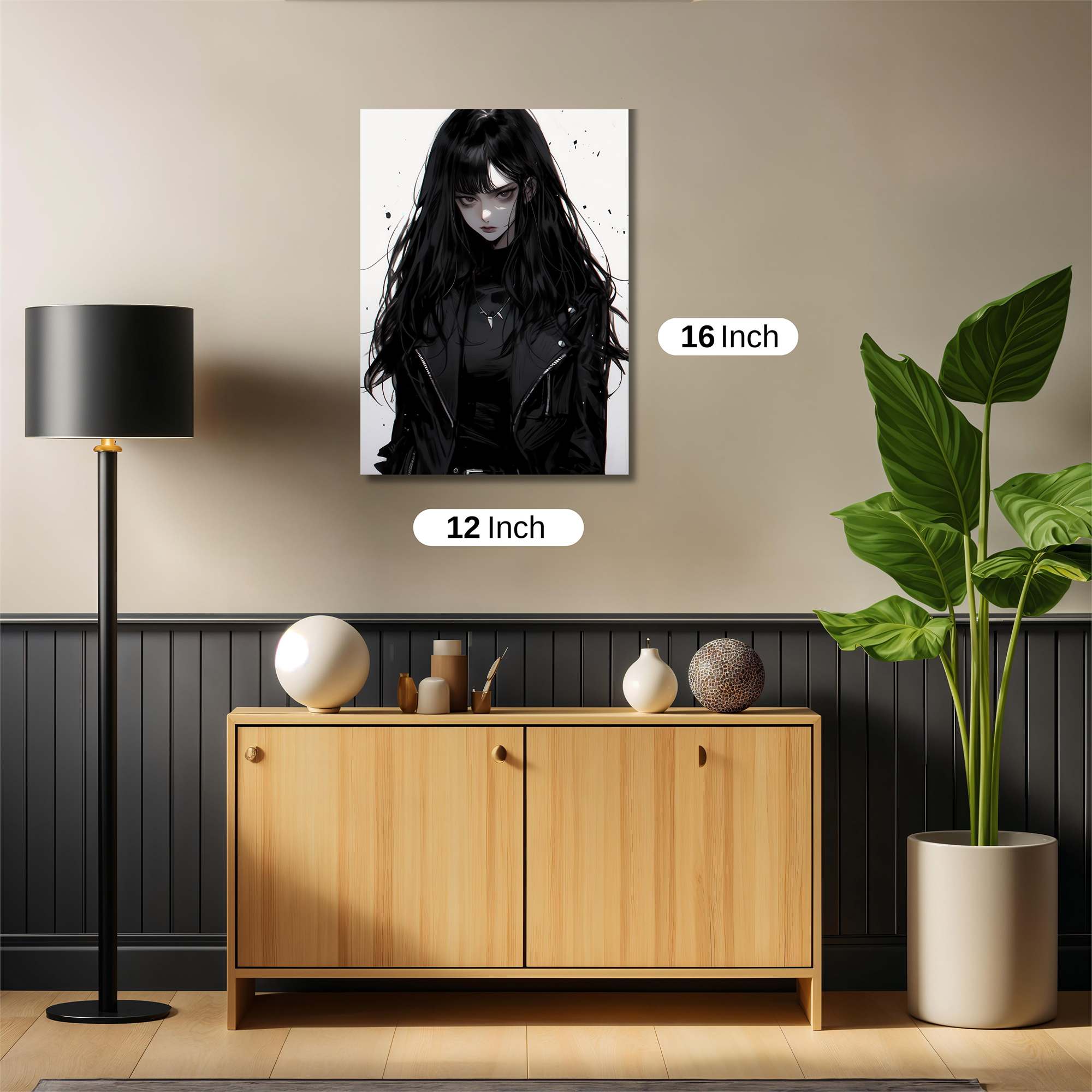 Raven Melancholy Safe Wall Magnetic / M
