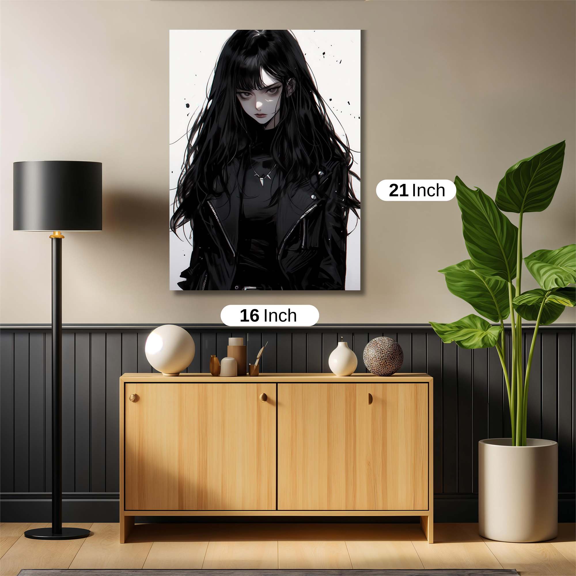 Raven Melancholy Safe Wall Magnetic / M