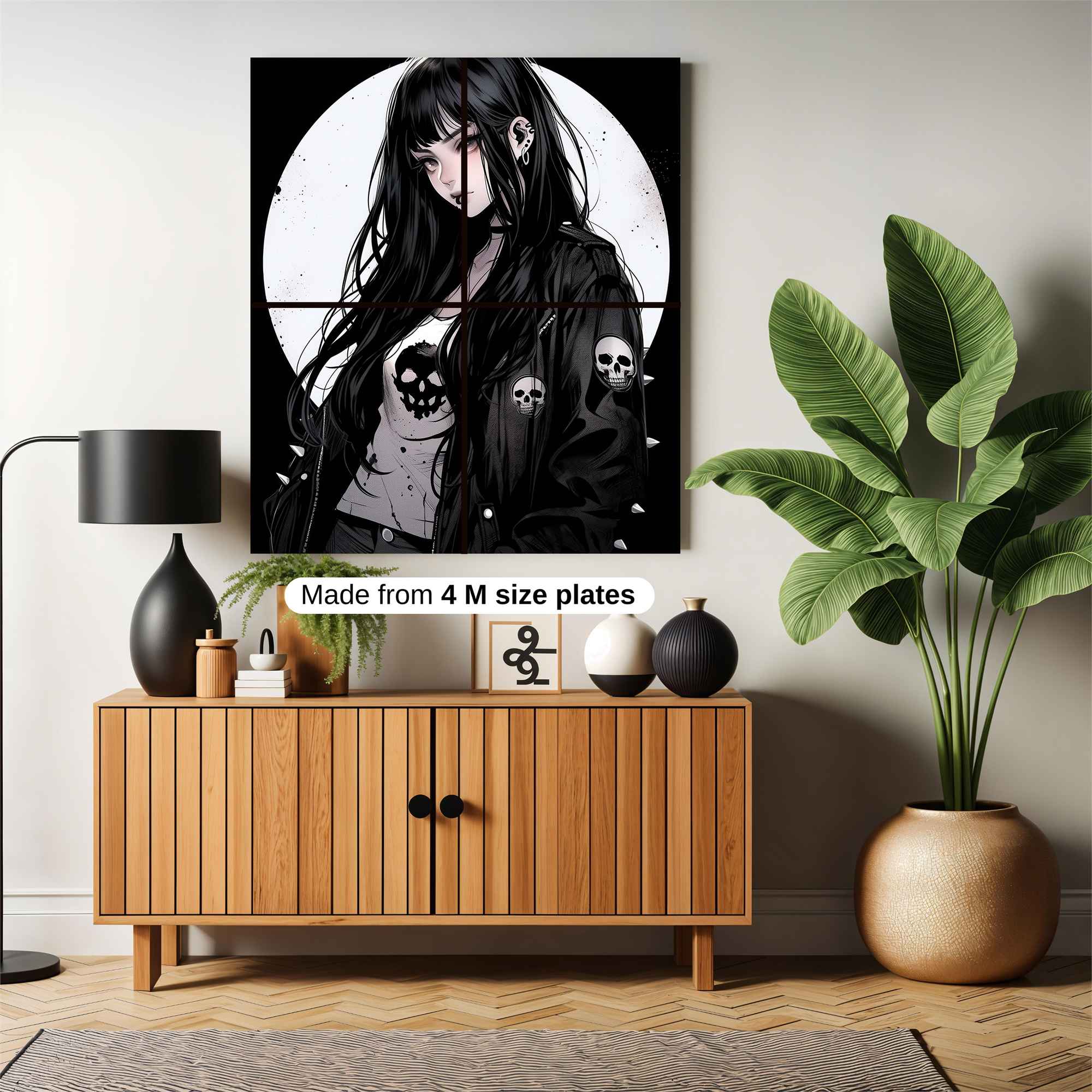 Gothic Rebel Safe Wall Magnetic / M