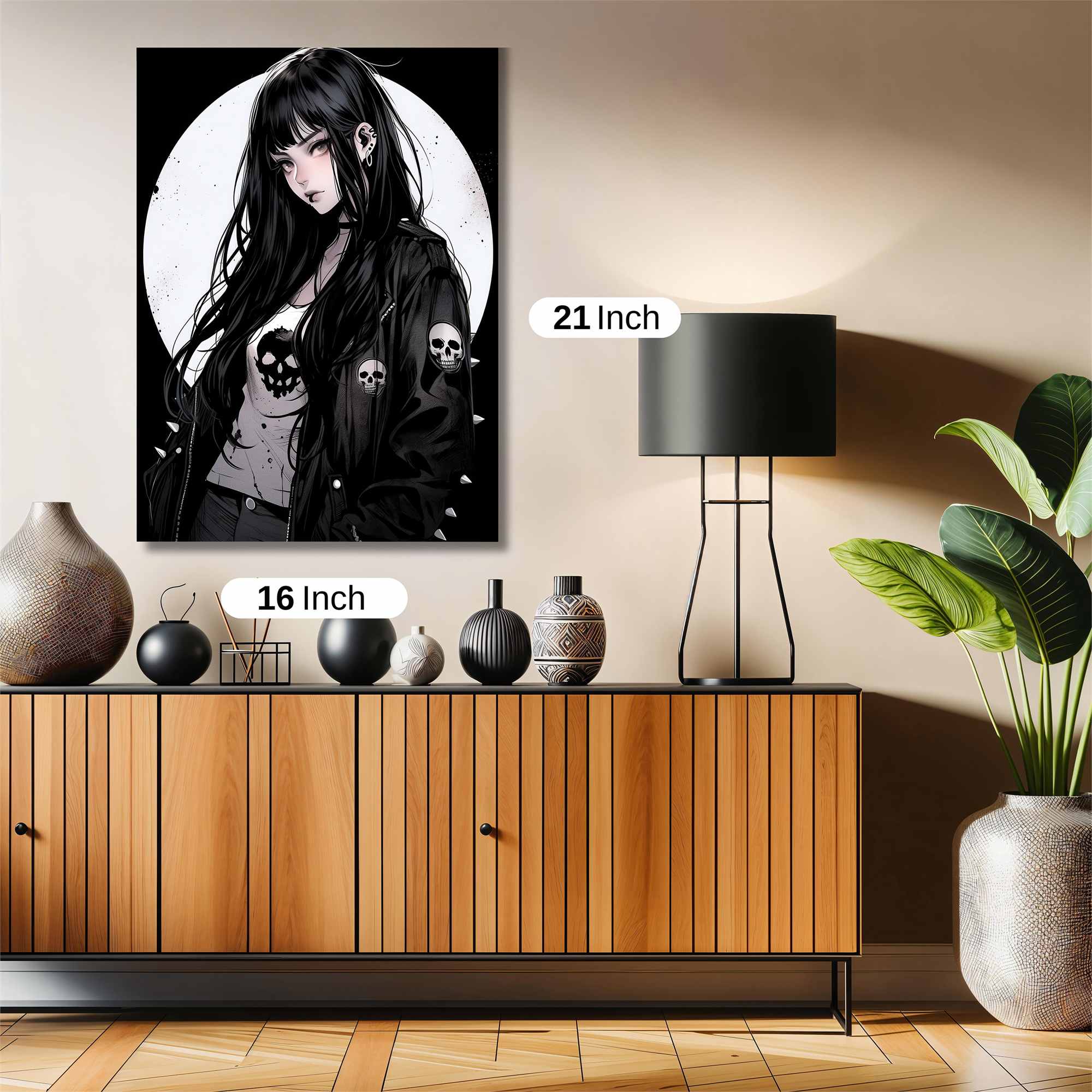 Gothic Rebel Safe Wall Magnetic / M