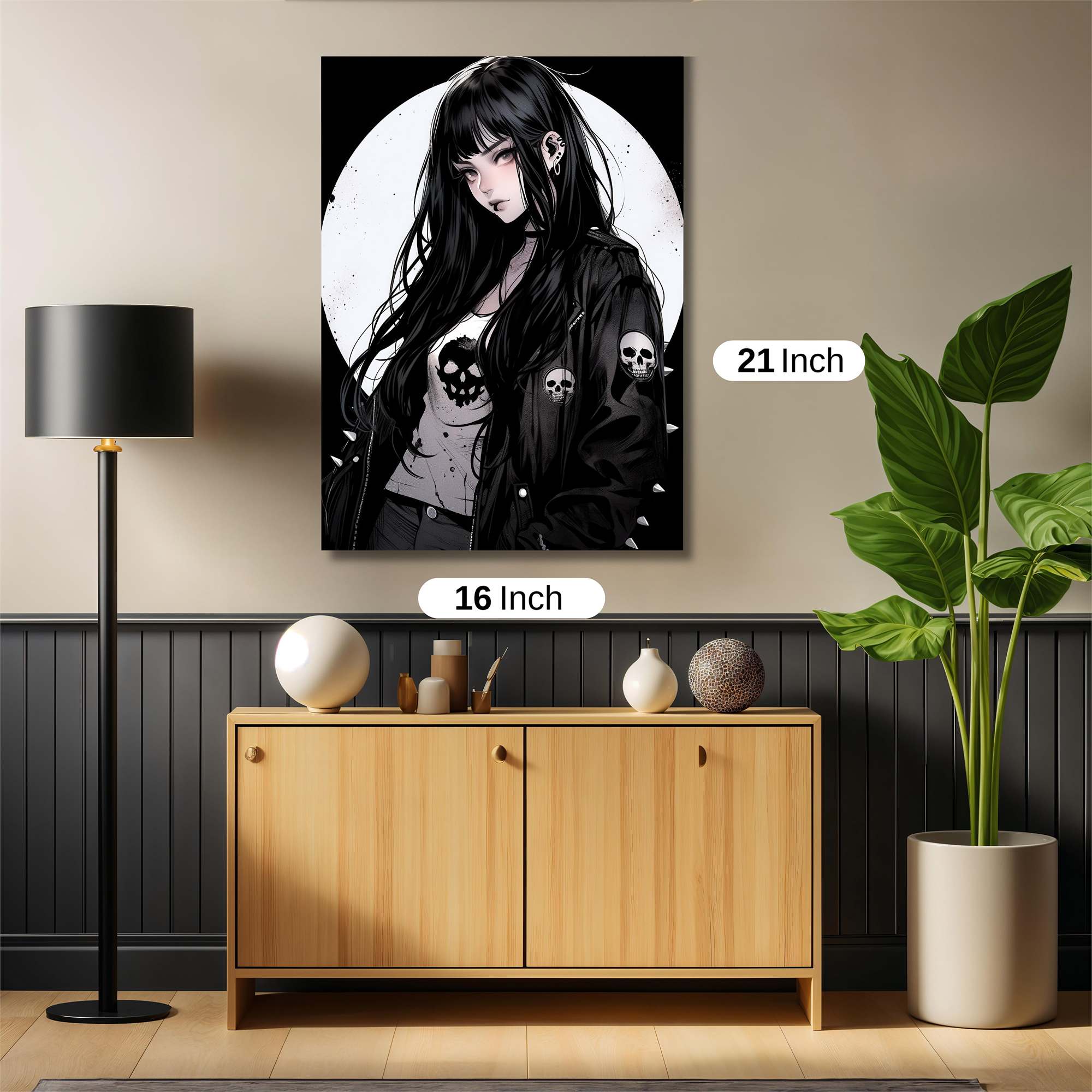 Gothic Rebel Safe Wall Magnetic / M