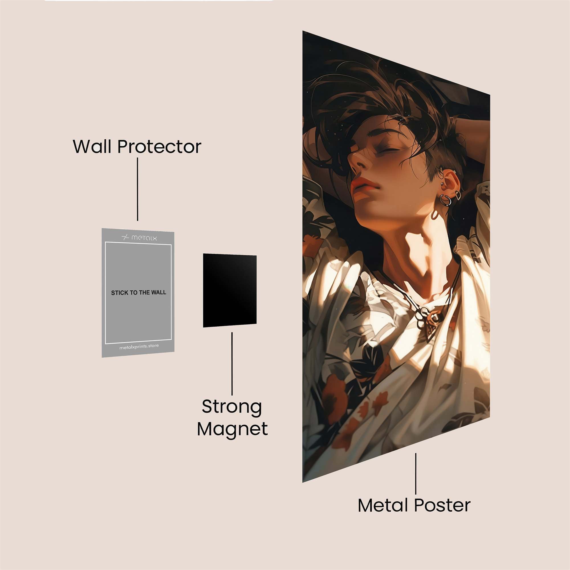 Sunlit Serenity Safe Wall Magnetic / M