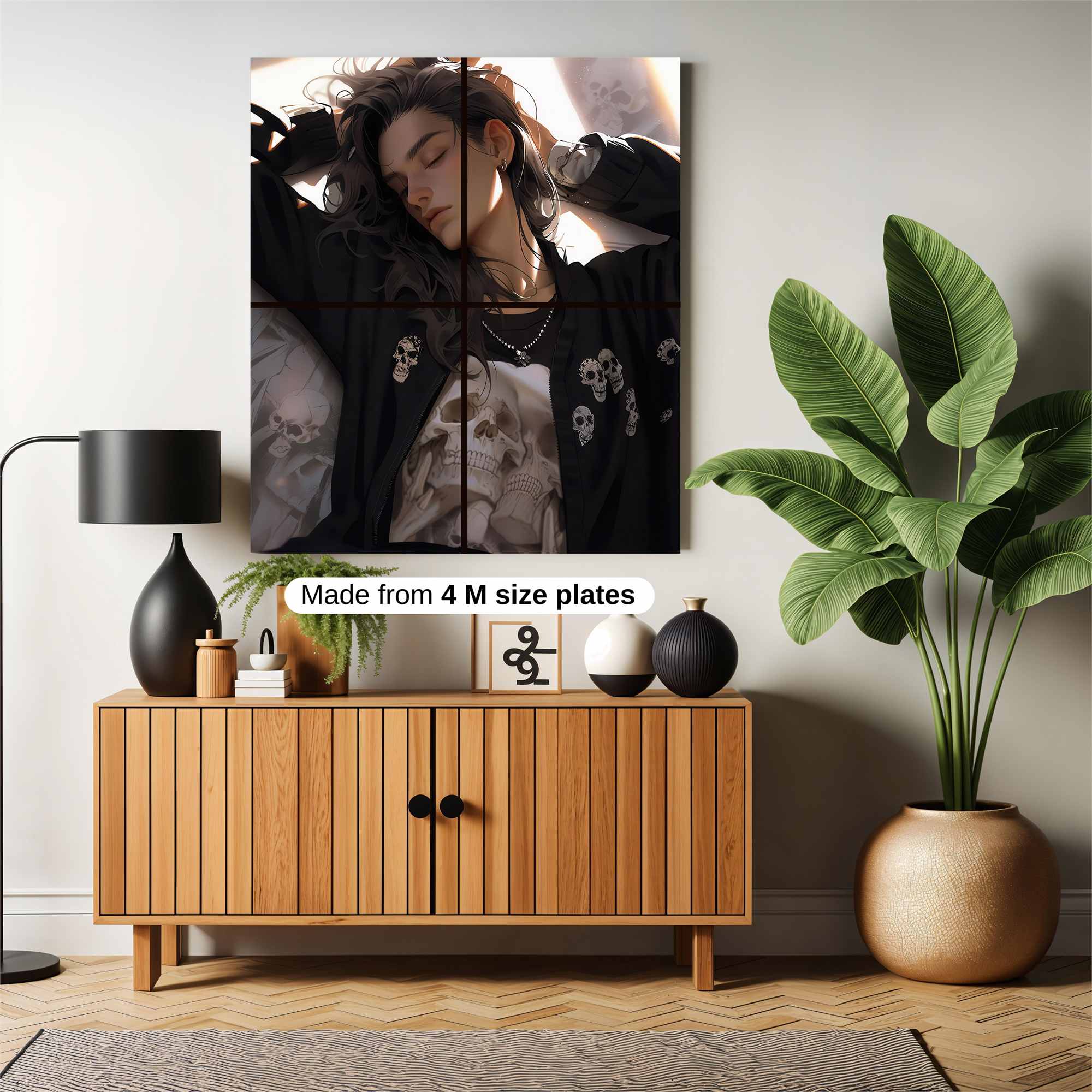 Skull Serenity Safe Wall Magnetic / M