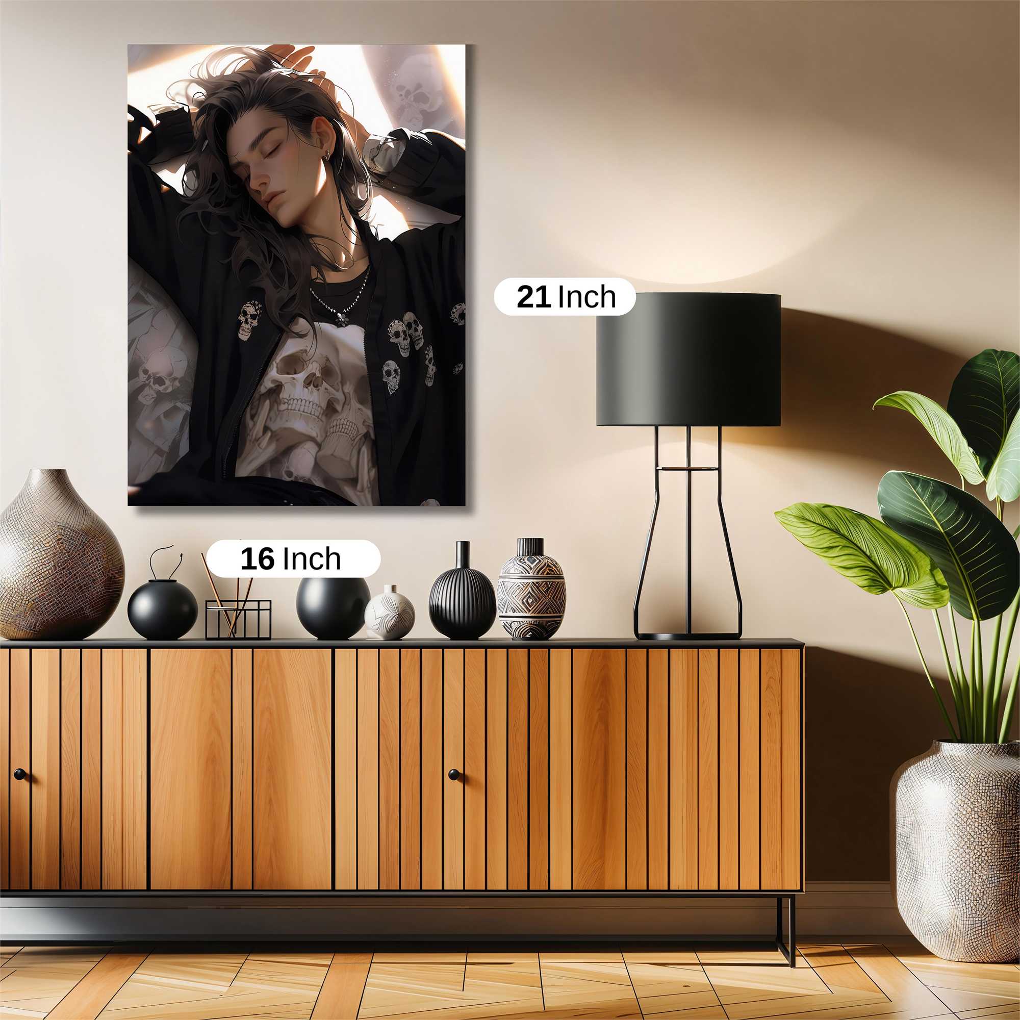 Skull Serenity Safe Wall Magnetic / M