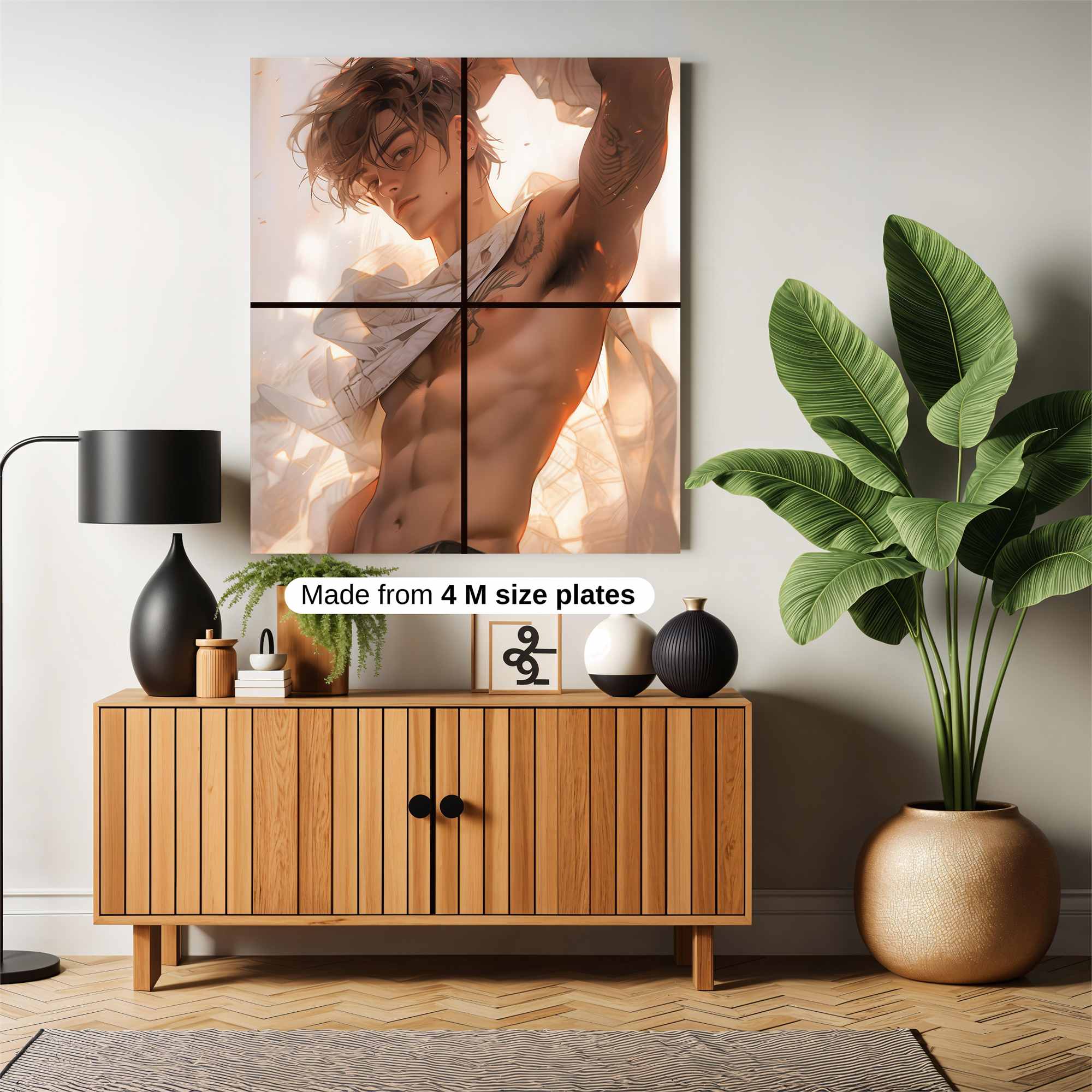 Sunlit Serenity Safe Wall Magnetic / M