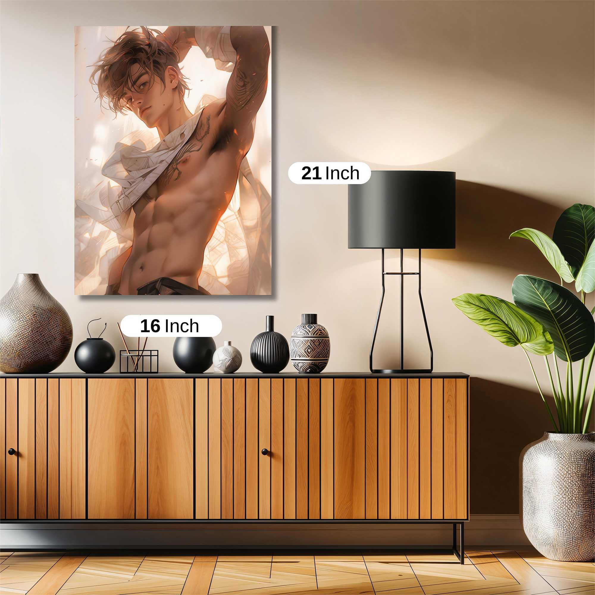 Sunlit Serenity Safe Wall Magnetic / M