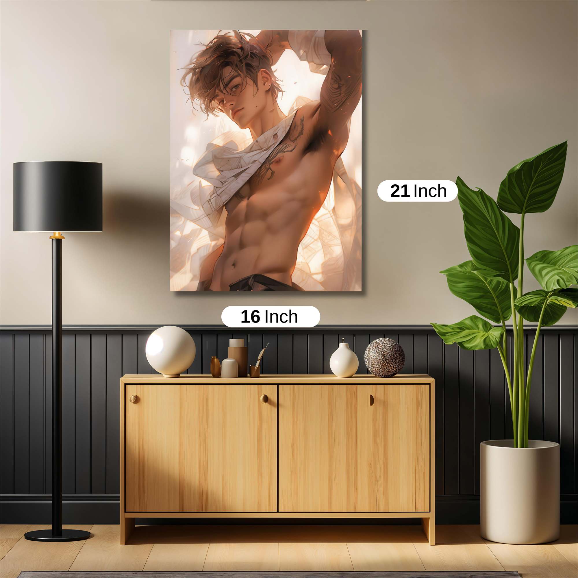 Sunlit Serenity Safe Wall Magnetic / M