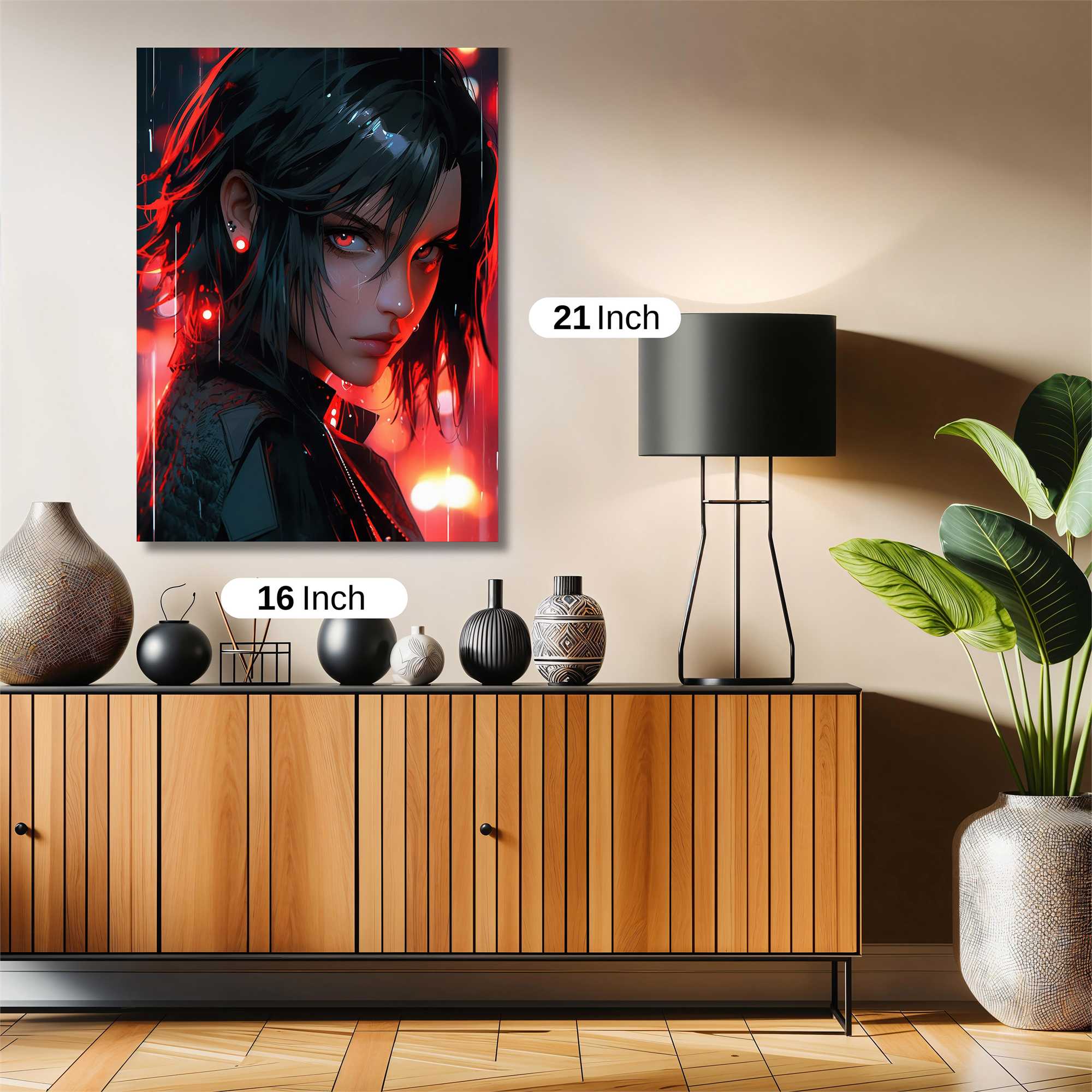 Cyberpunk Elegance Safe Wall Magnetic / M