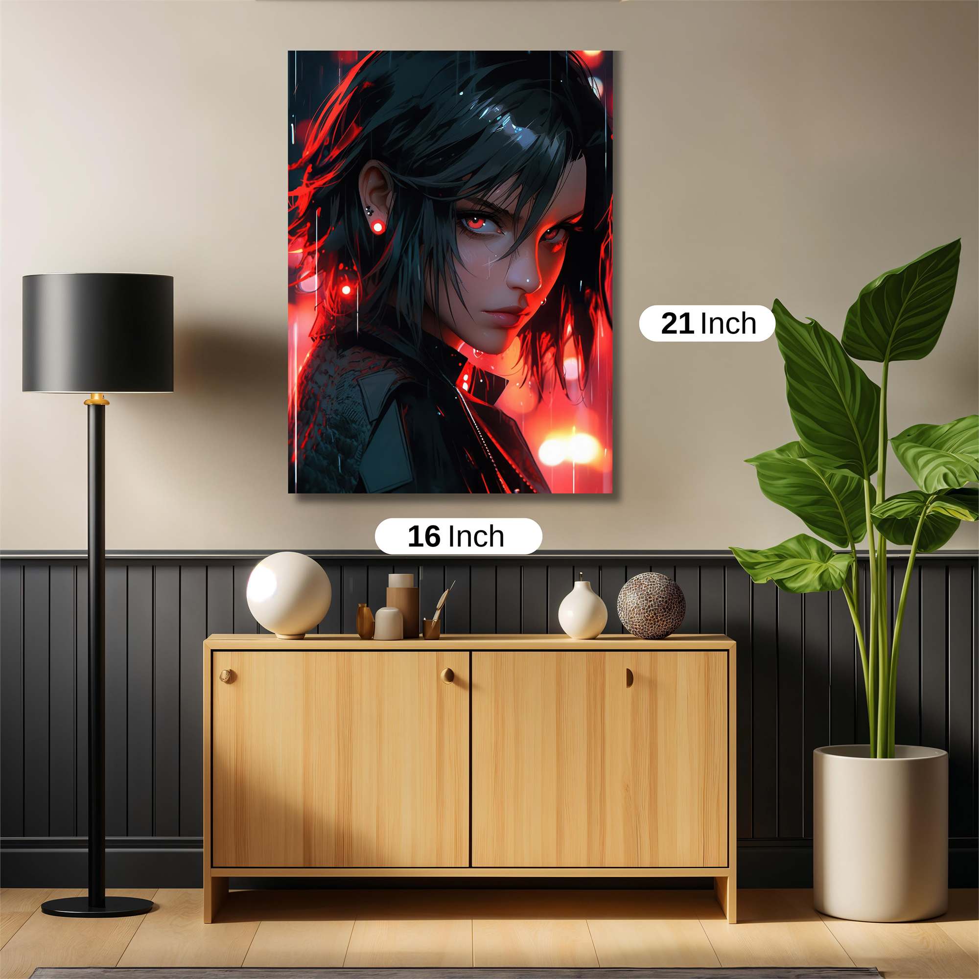 Cyberpunk Elegance Safe Wall Magnetic / M