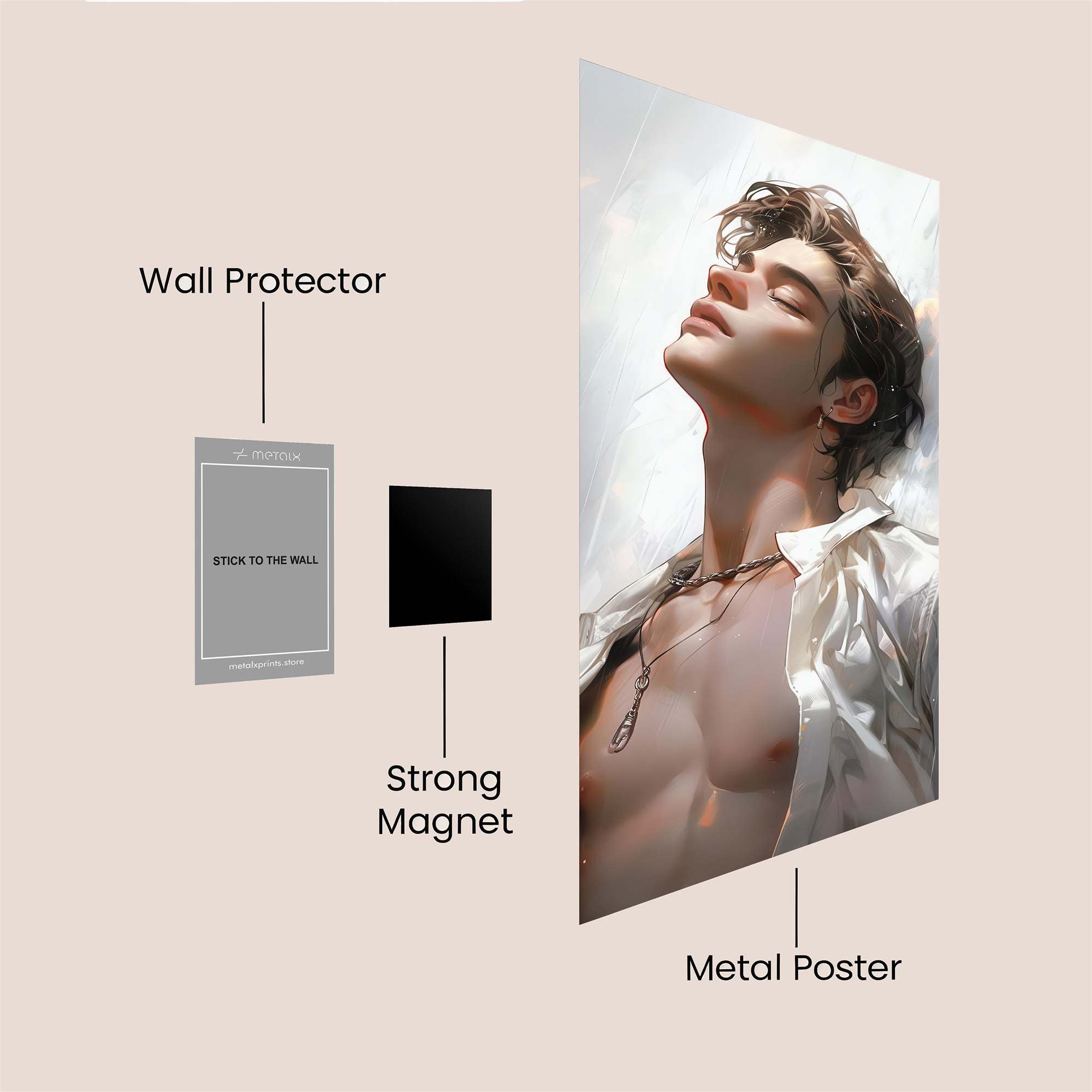 Apollo Serene Safe Wall Magnetic / M