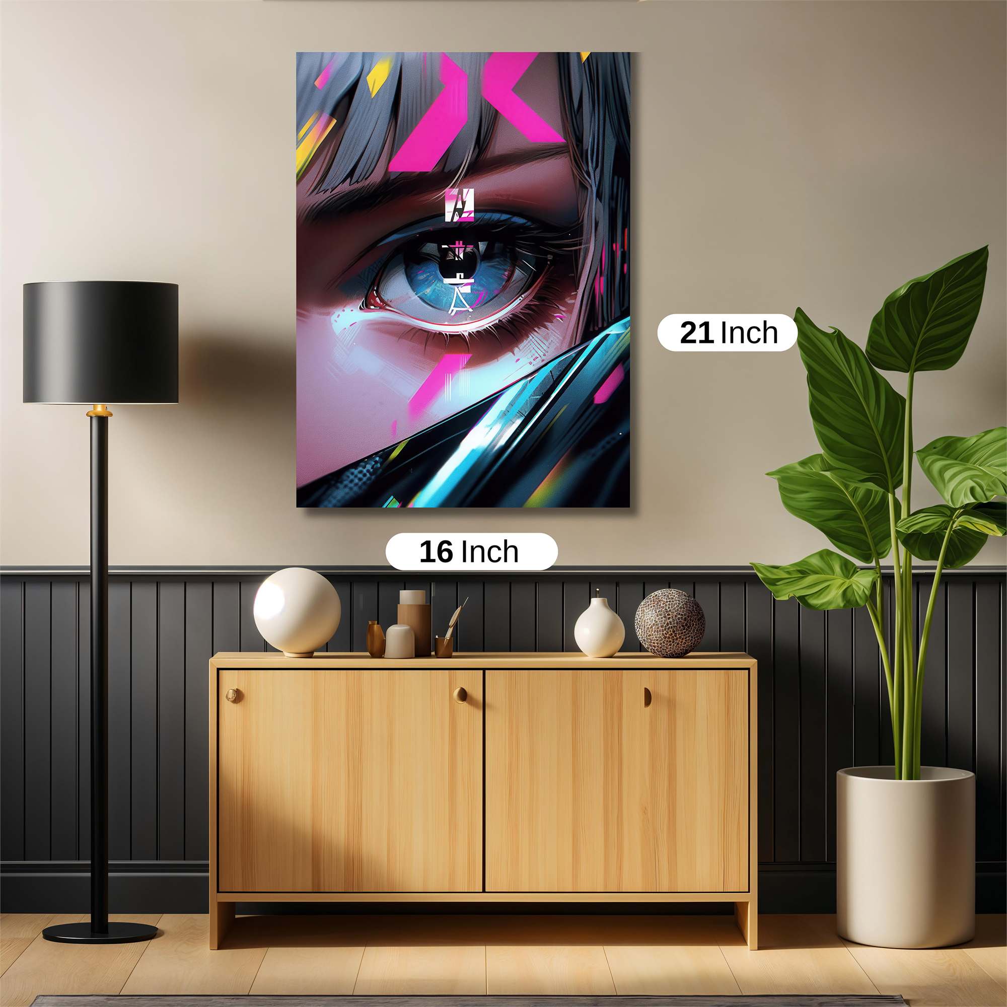 Cyber Serenity Safe Wall Magnetic / M