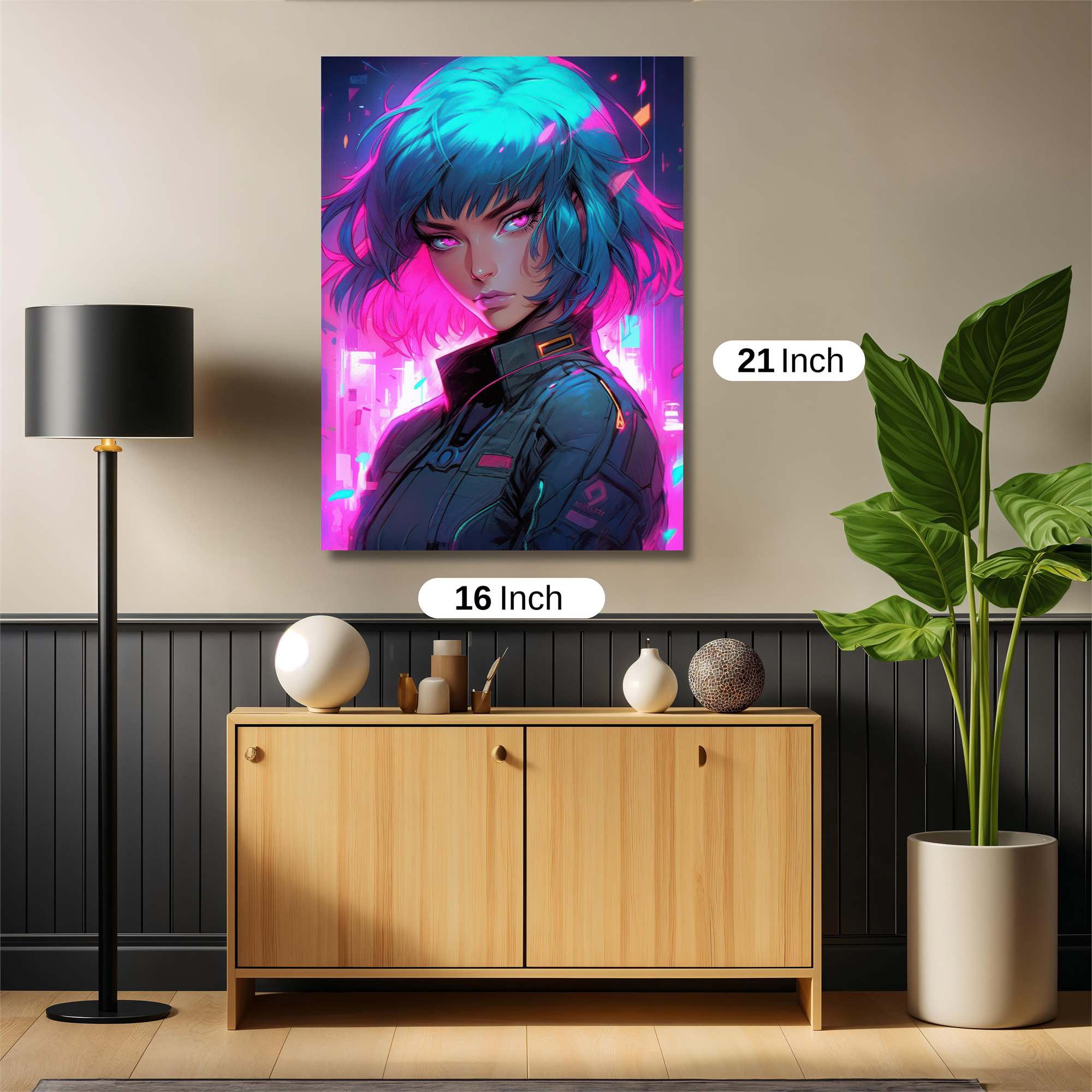 Neon Enigma Safe Wall Magnetic / M