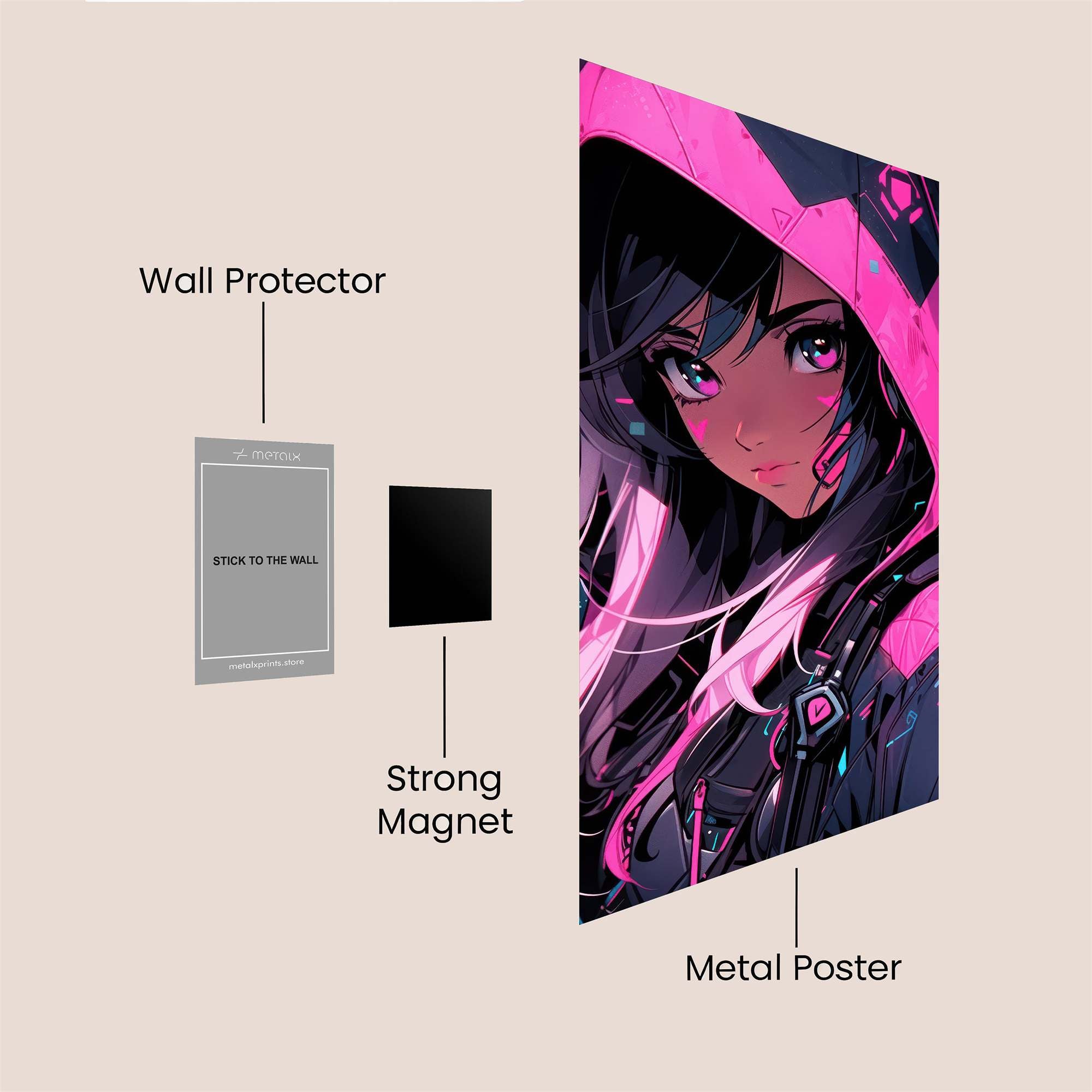 Ashe Enigmatic Safe Wall Magnetic / M