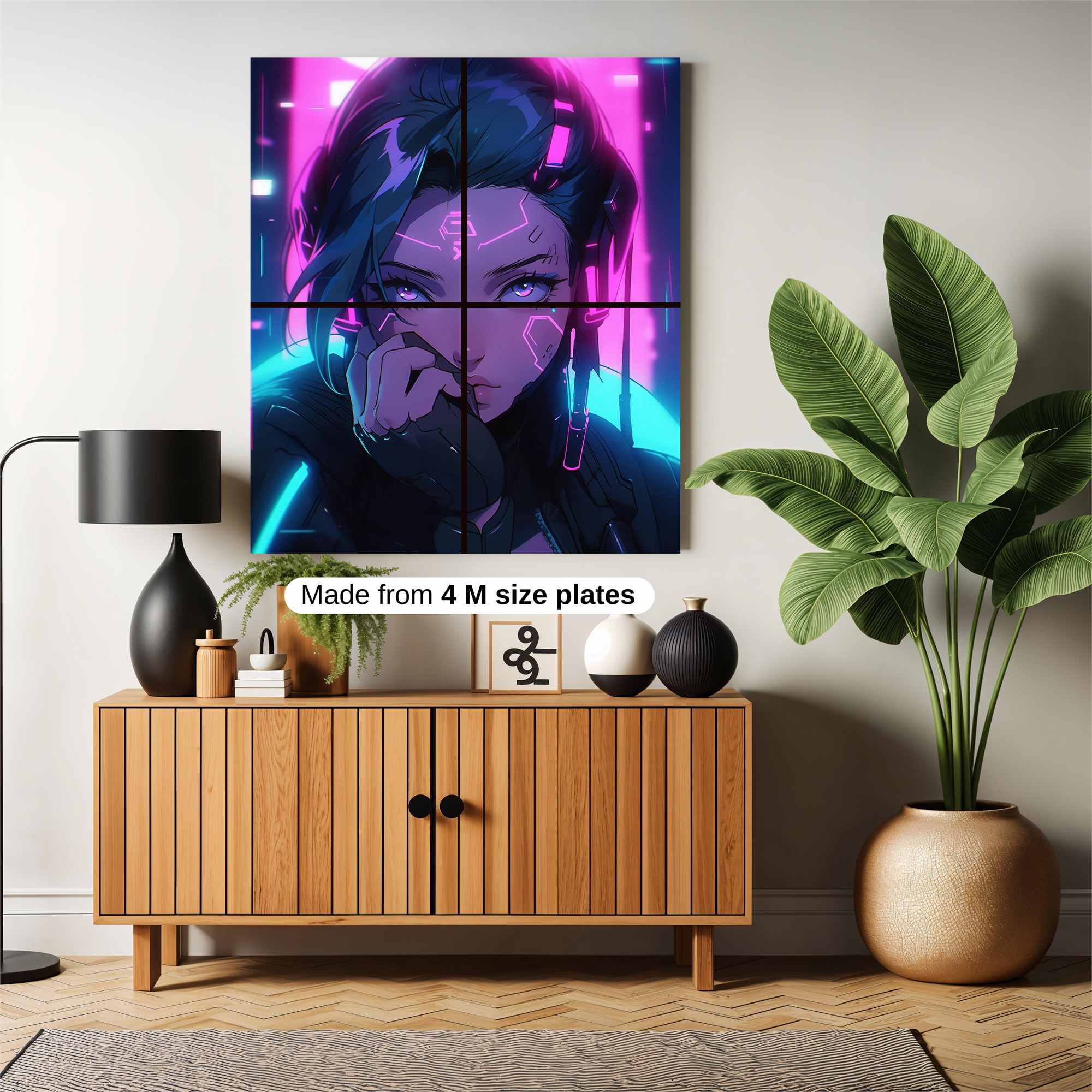 Cyber Enigma Safe Wall Magnetic / M