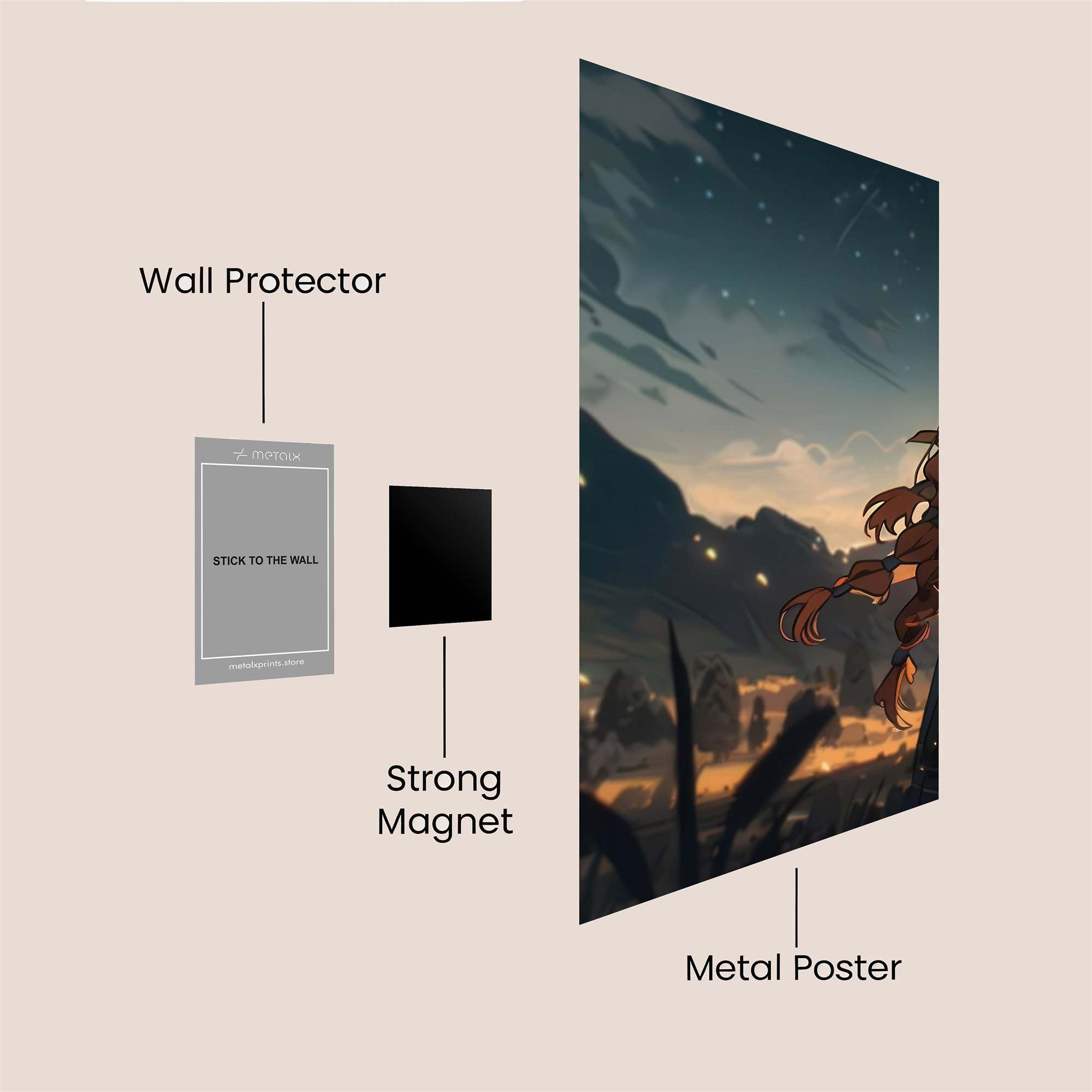 Twilight Serenity Safe Wall Magnetic / M