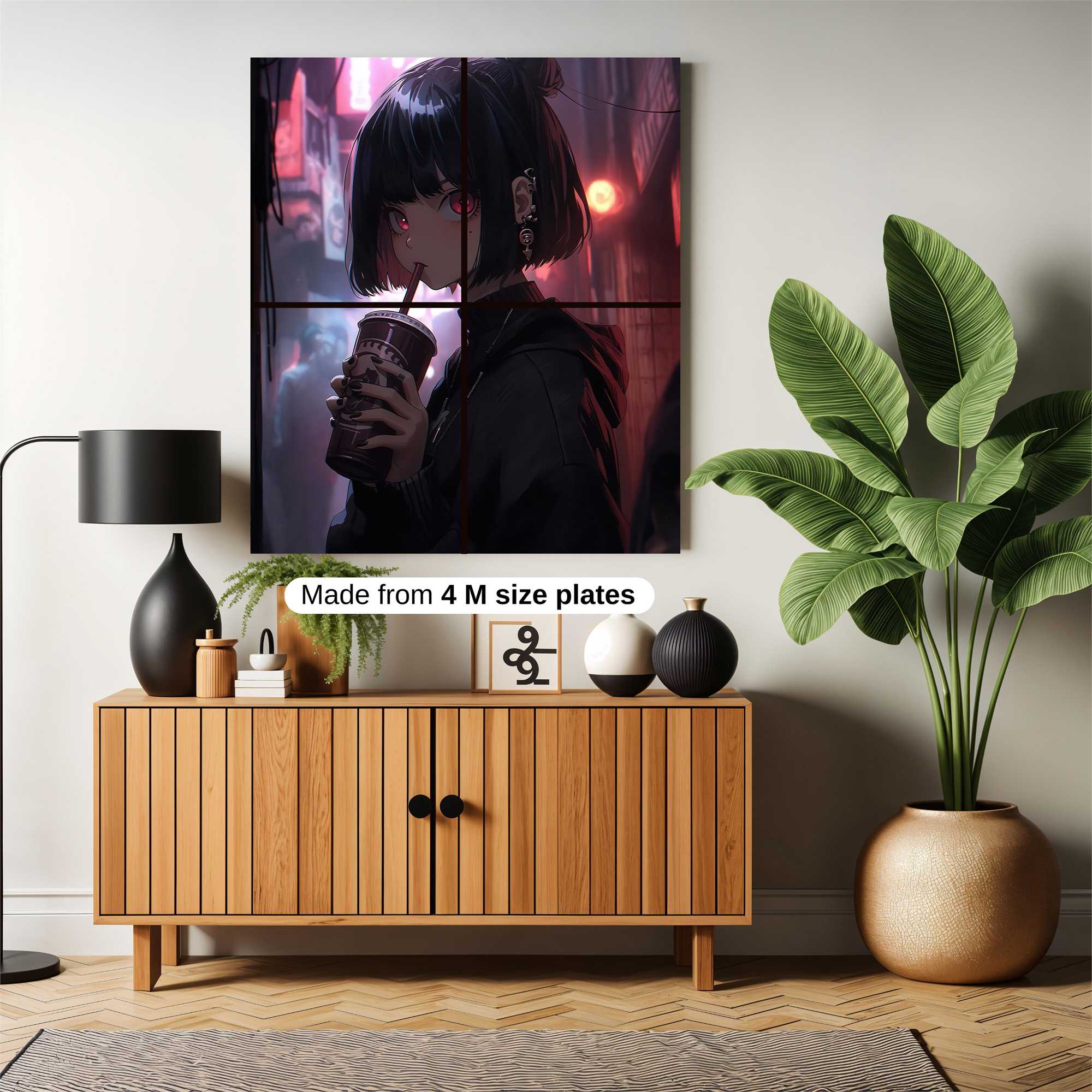 Neon Solitude Safe Wall Magnetic / M