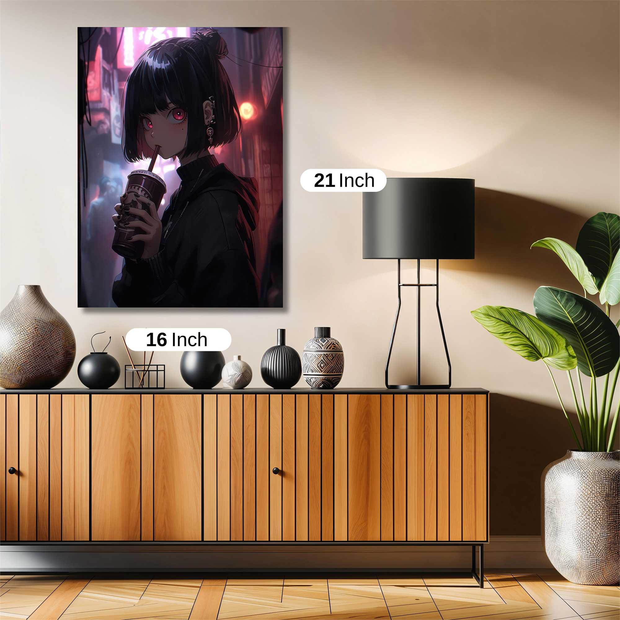 Neon Solitude Safe Wall Magnetic / M