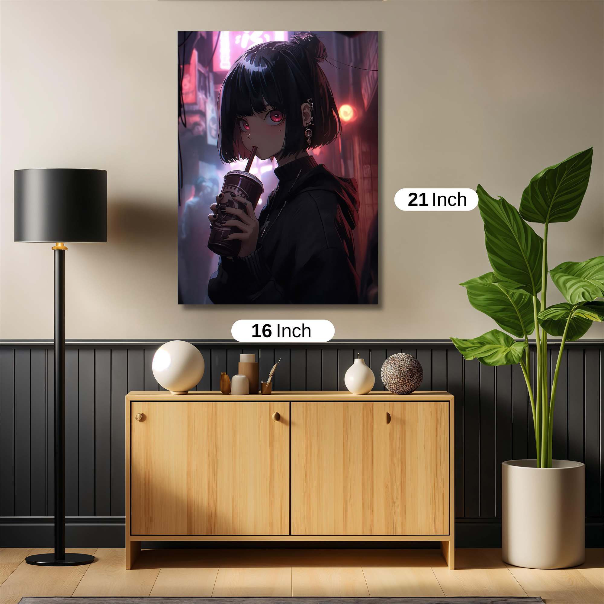 Neon Solitude Safe Wall Magnetic / M